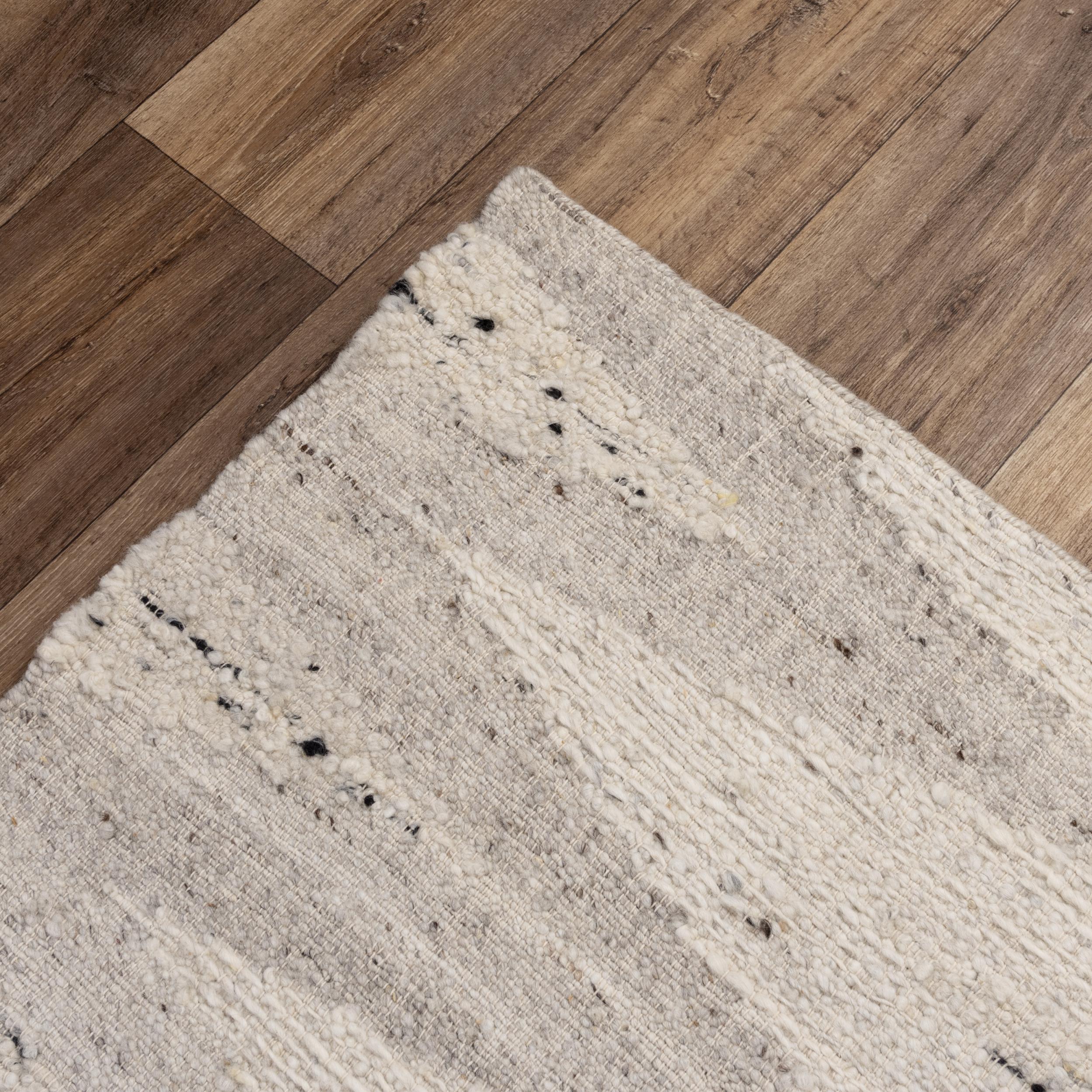 Mila Hand Woven Wool & Cotton Geometric Area Rug