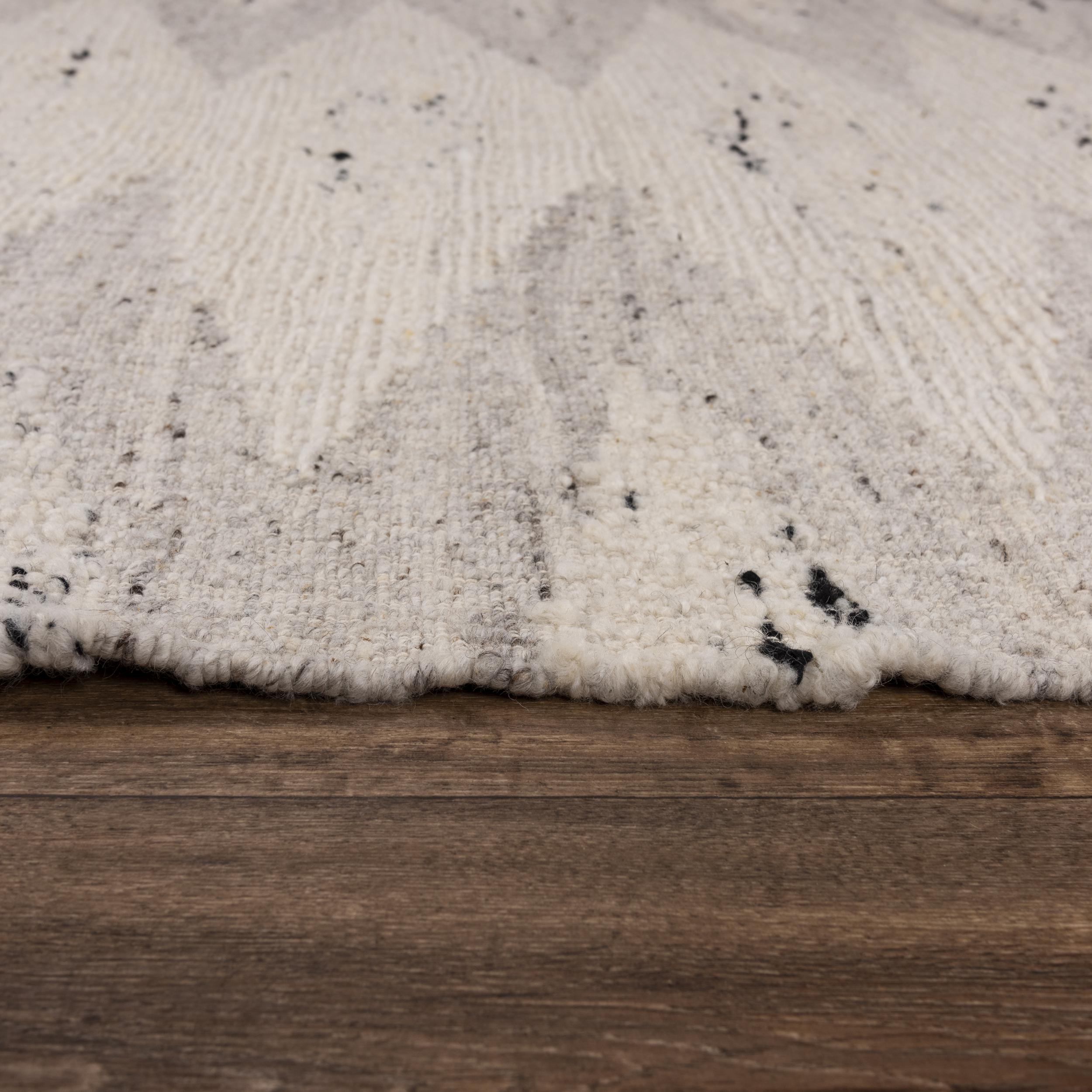 Mila Hand Woven Wool & Cotton Geometric Area Rug