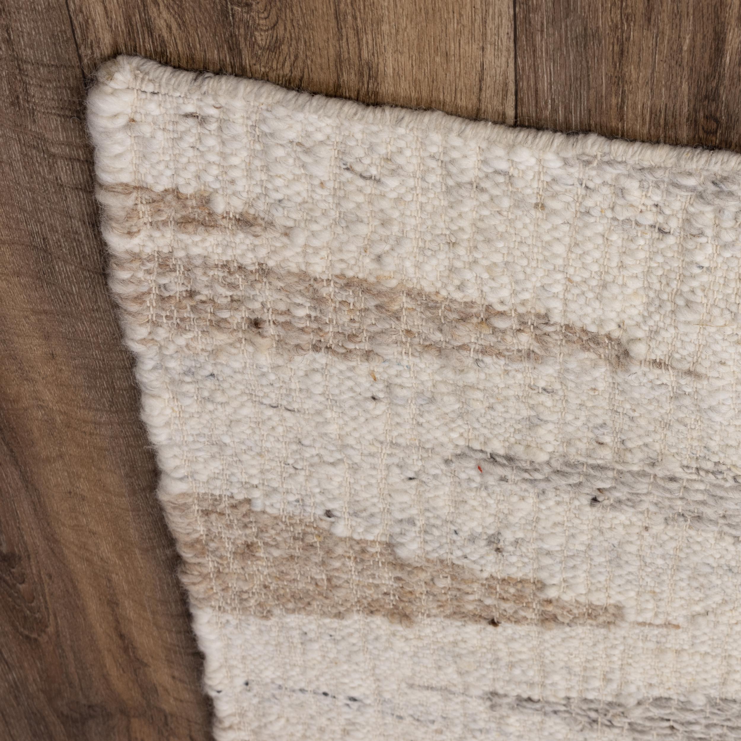 Mila Hand Woven Wool & Cotton Geometric Area Rug