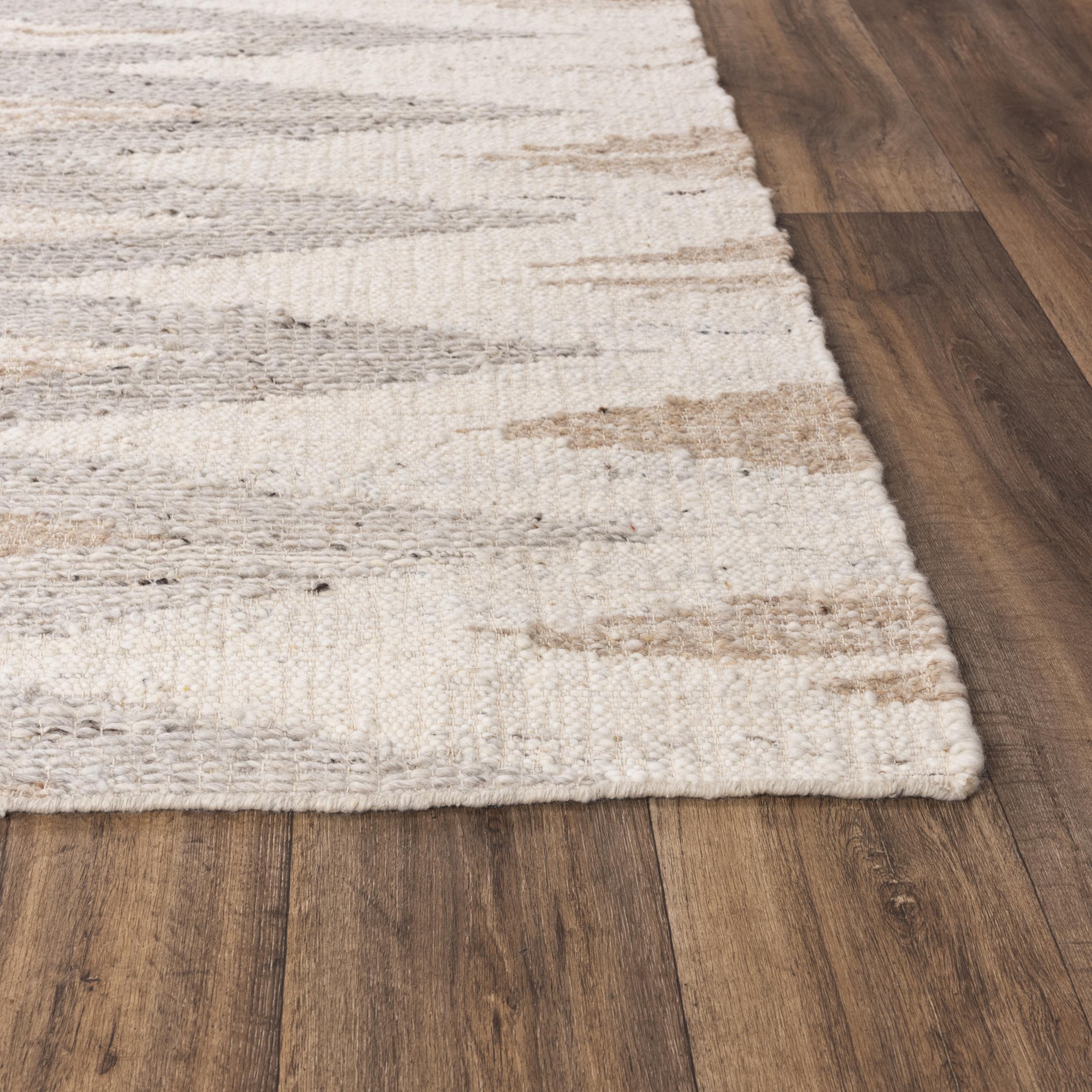 Mila Hand Woven Wool & Cotton Geometric Area Rug