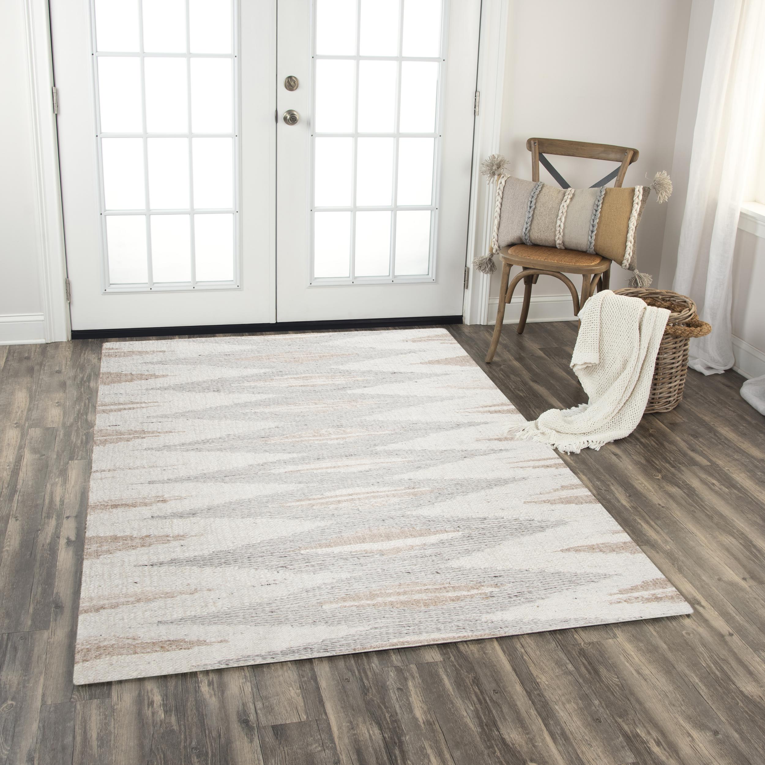 Mila Hand Woven Wool & Cotton Geometric Area Rug