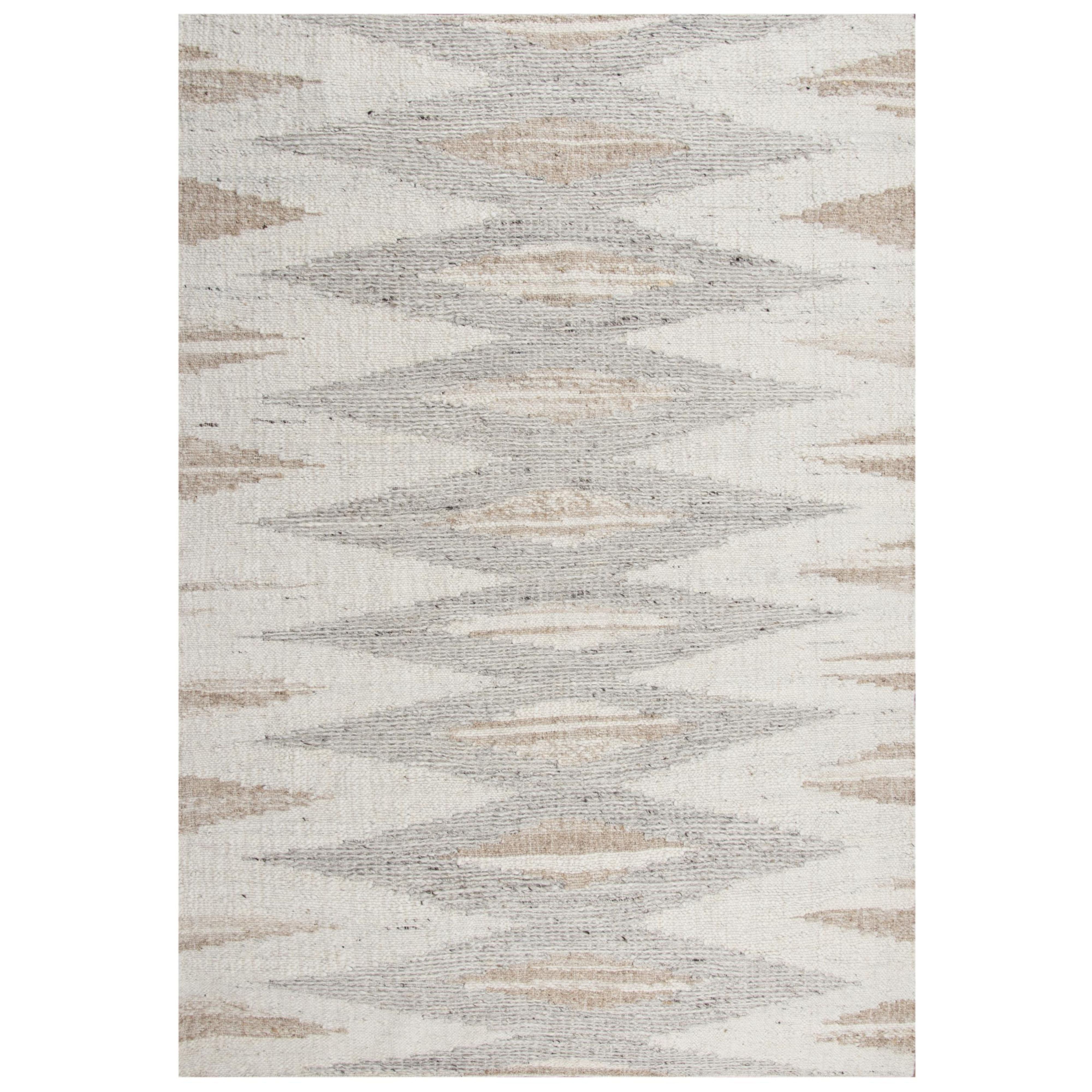 Mila Hand Woven Wool & Cotton Geometric Area Rug