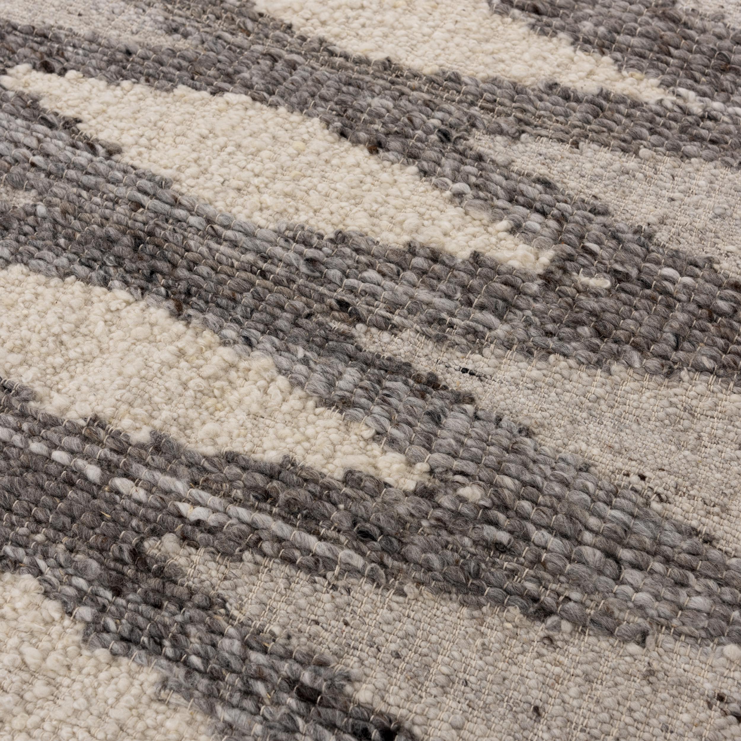 Mila Hand Woven Wool & Cotton Geometric Area Rug