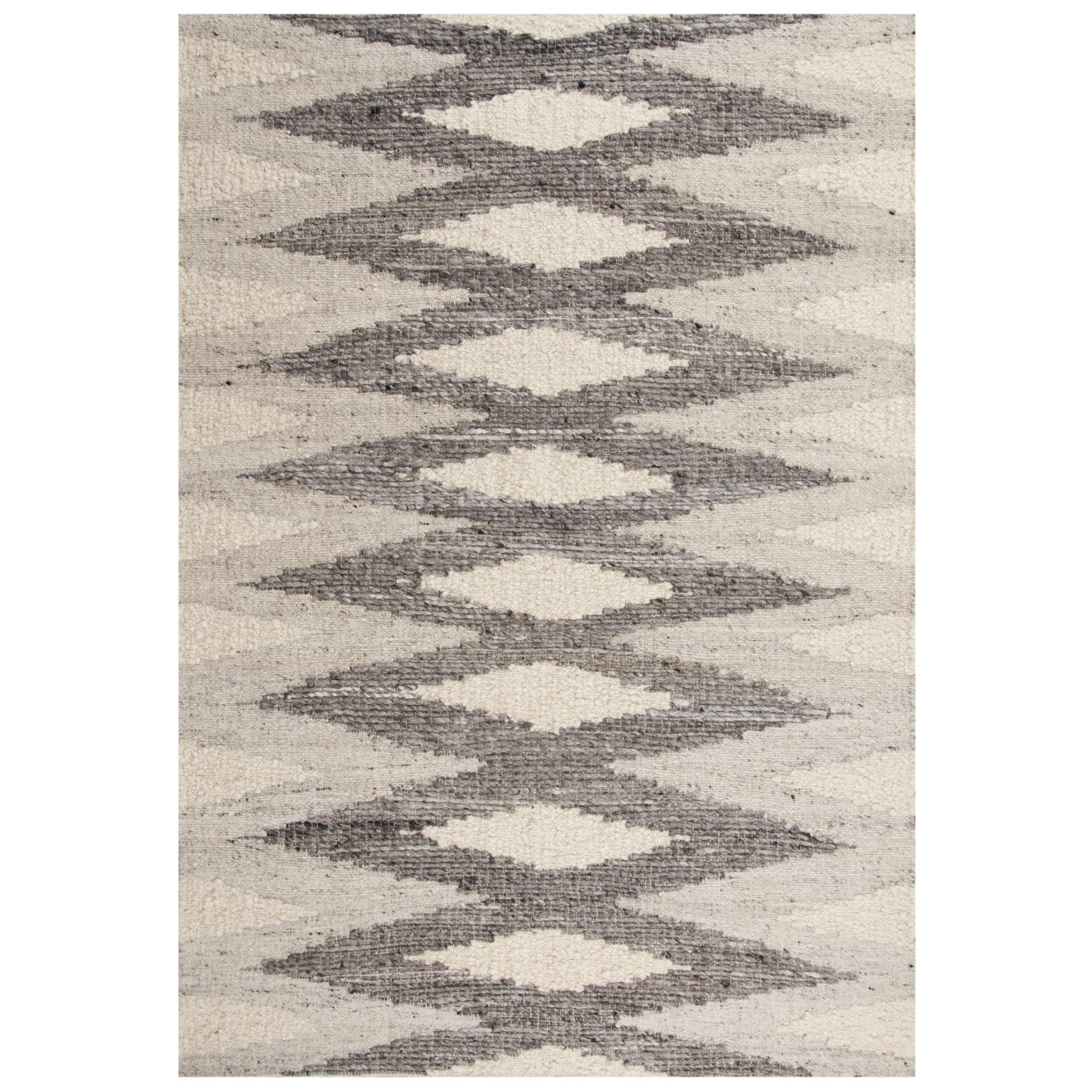 Mila Hand Woven Wool & Cotton Geometric Area Rug