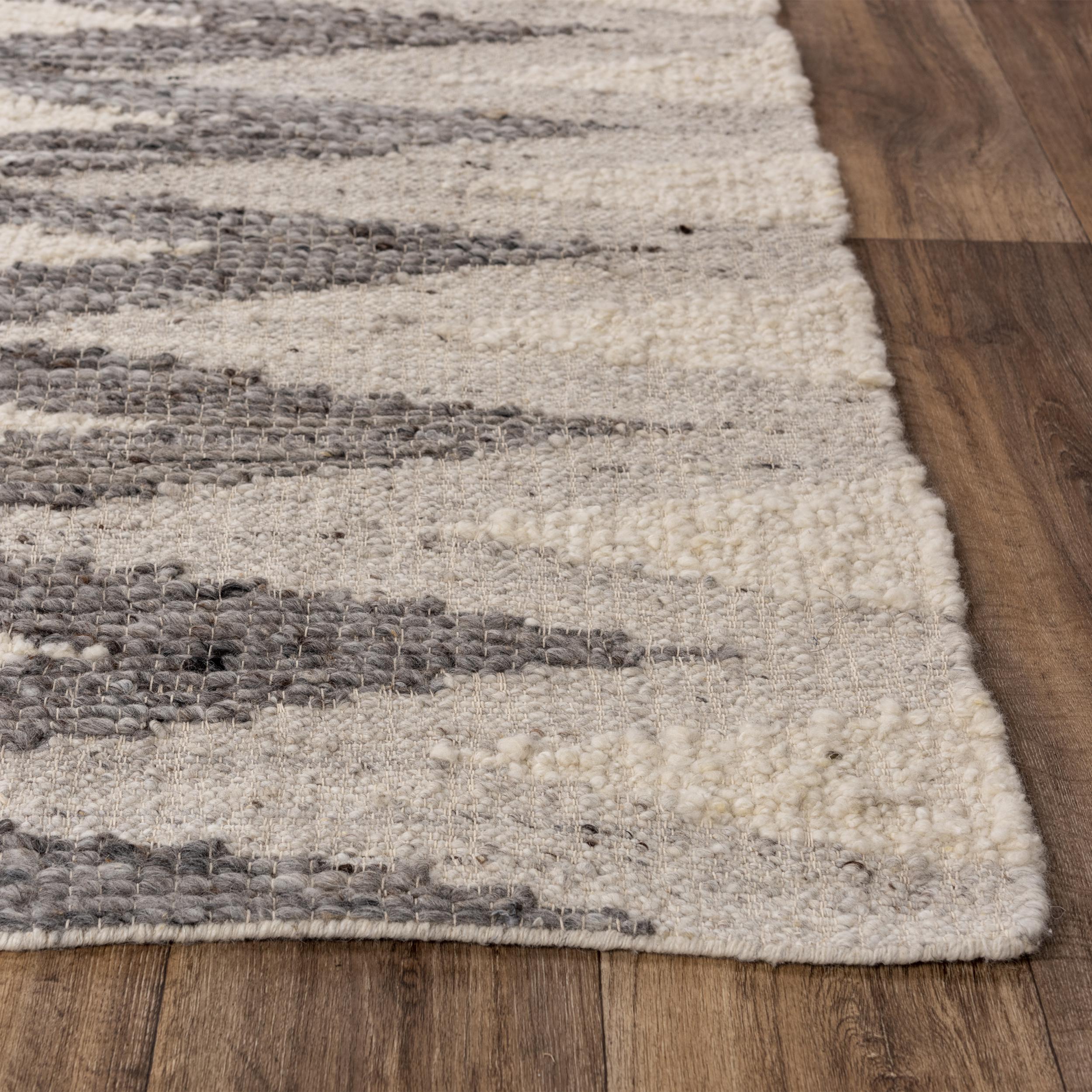 Mila Hand Woven Wool & Cotton Geometric Area Rug