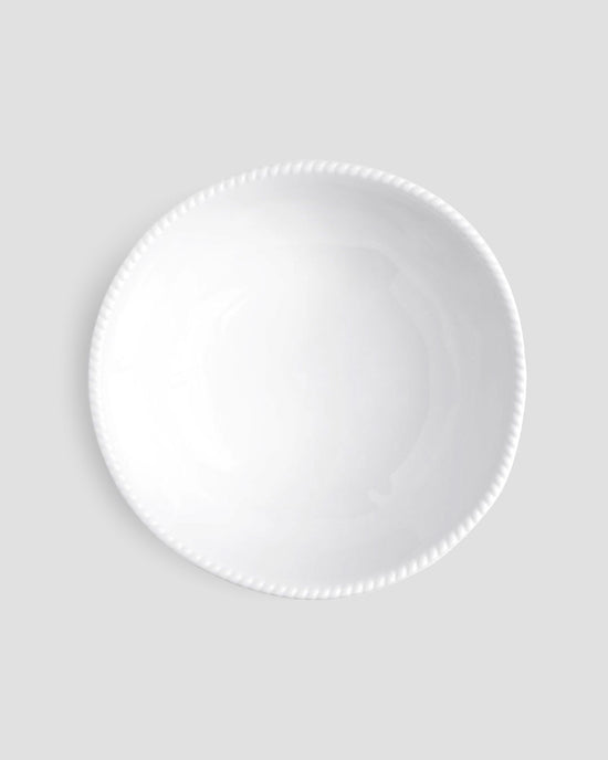 Nautical White 8.5" Melamine Personal Bowl, Set of 4
