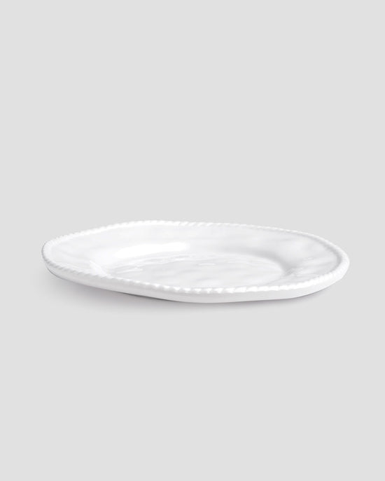 Nautical White 9" Melamine Salad Plate, Set of 4