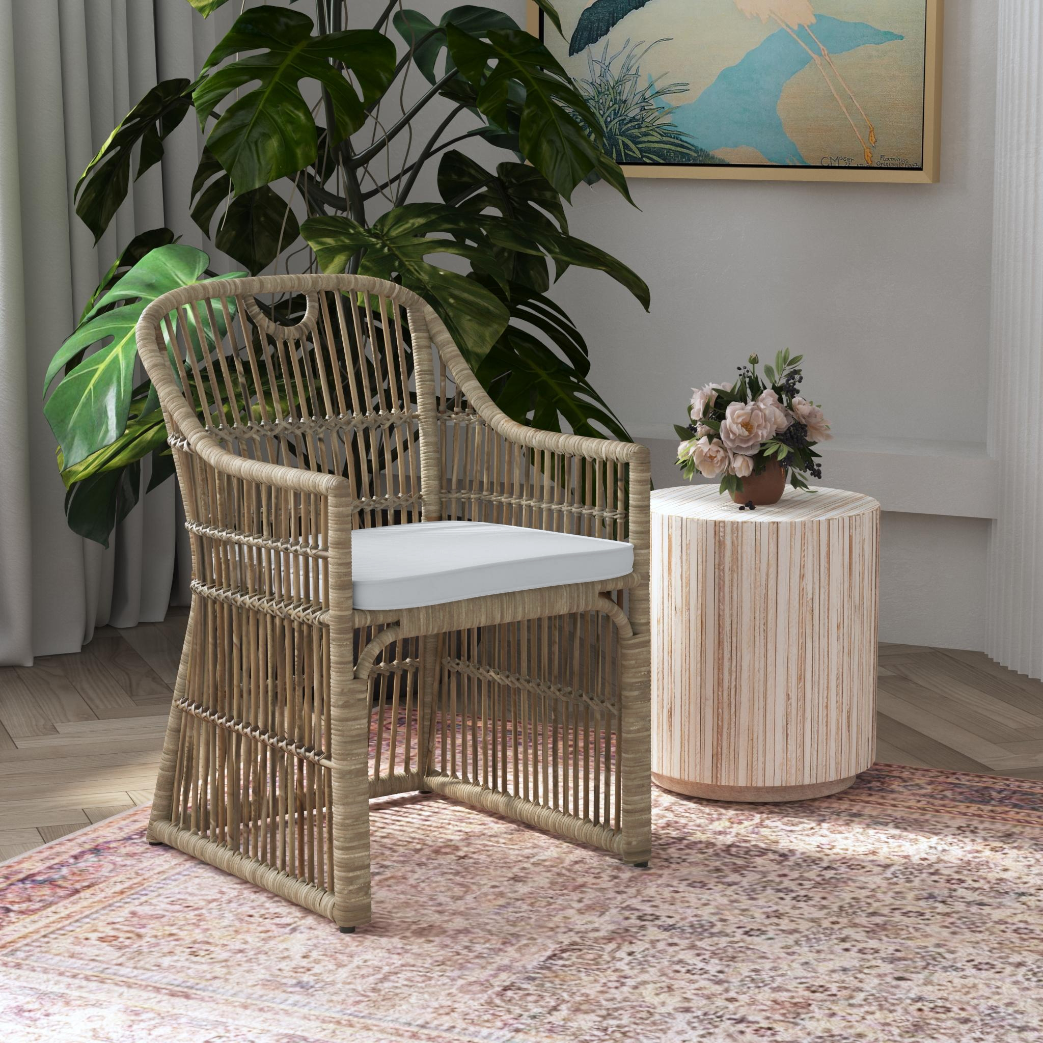 Pier 1 Dawson Rattan Dining Arm Chair