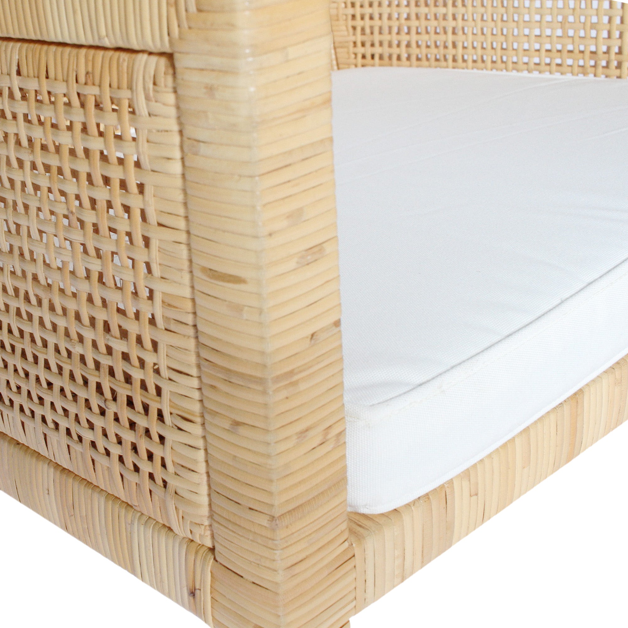 Eli Woven Rattan Dining Arm Chair