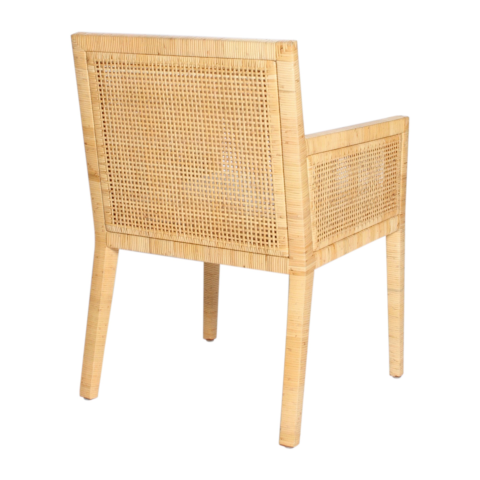 Eli Woven Rattan Dining Arm Chair