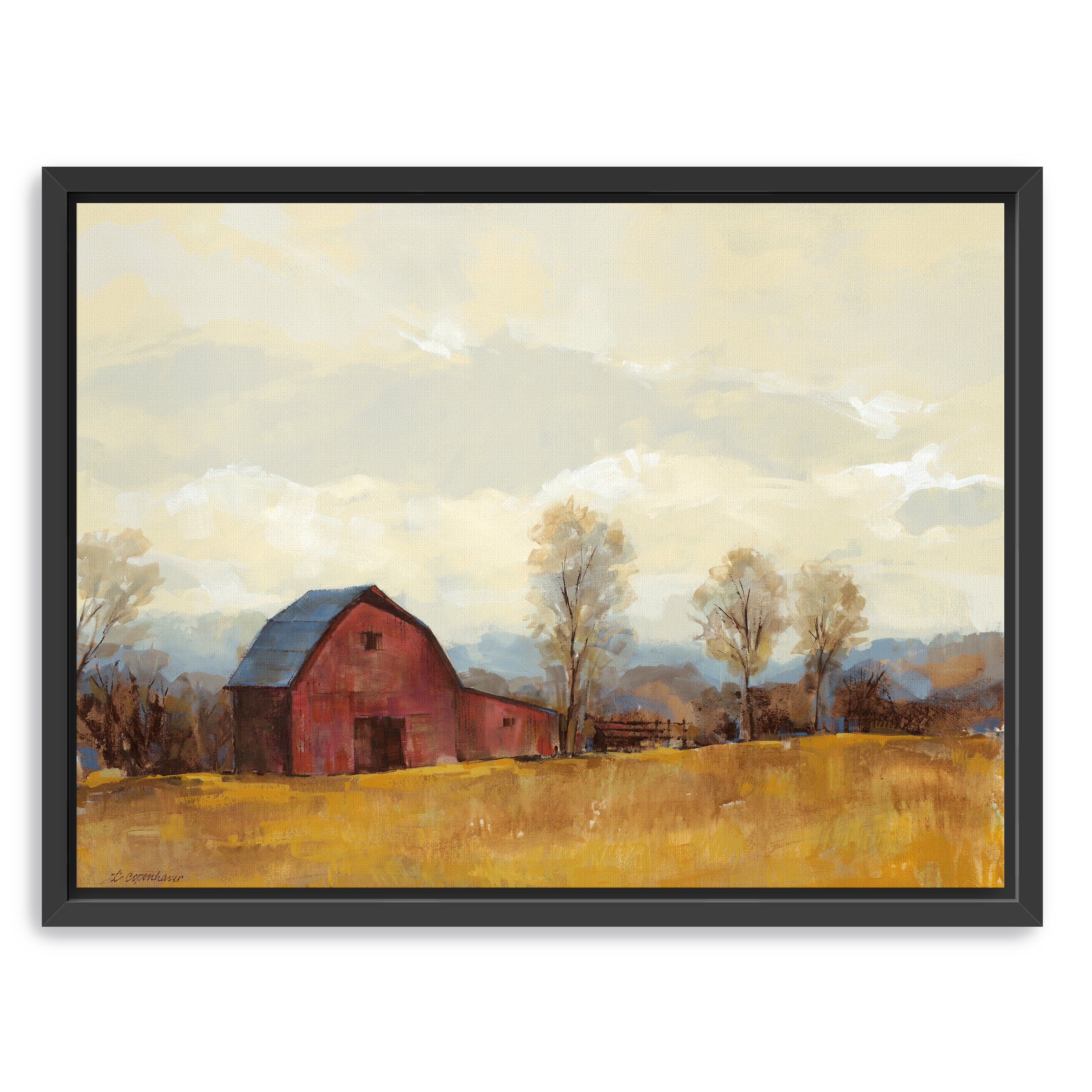 Old Red I Canvas Giclee