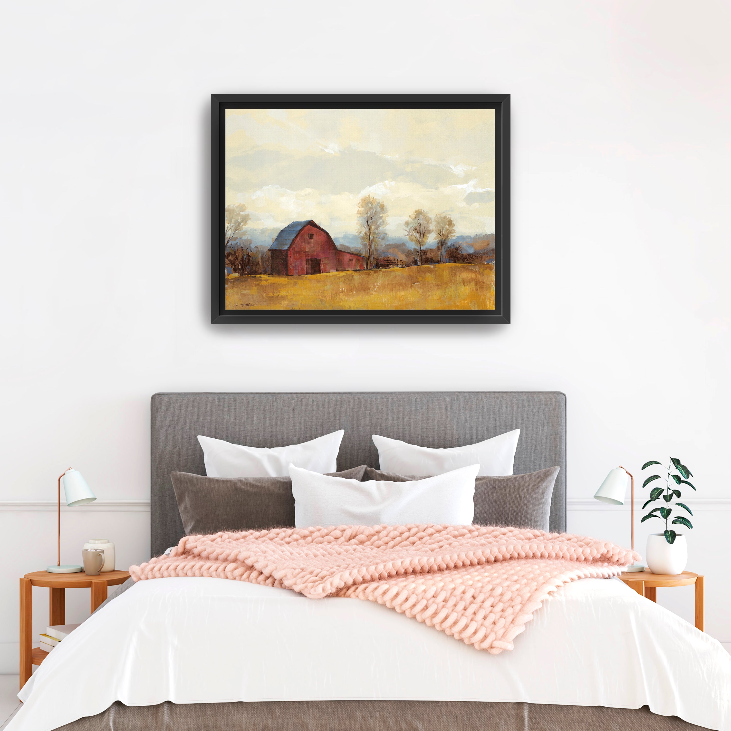 Old Red I Canvas Giclee