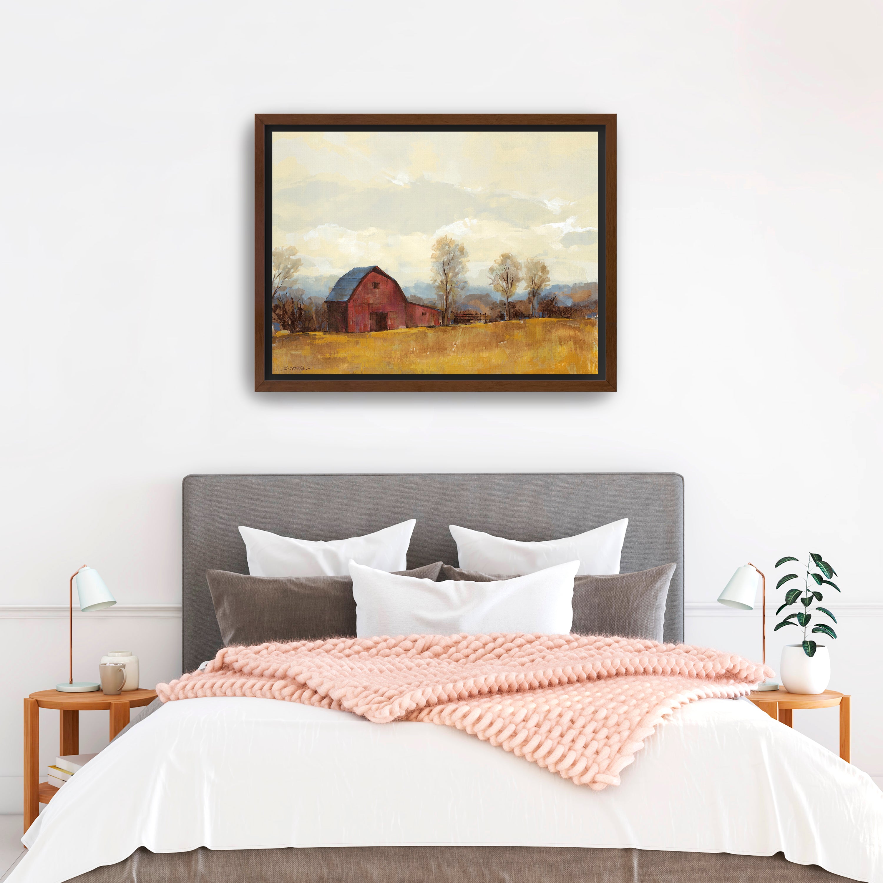 Old Red I Canvas Giclee