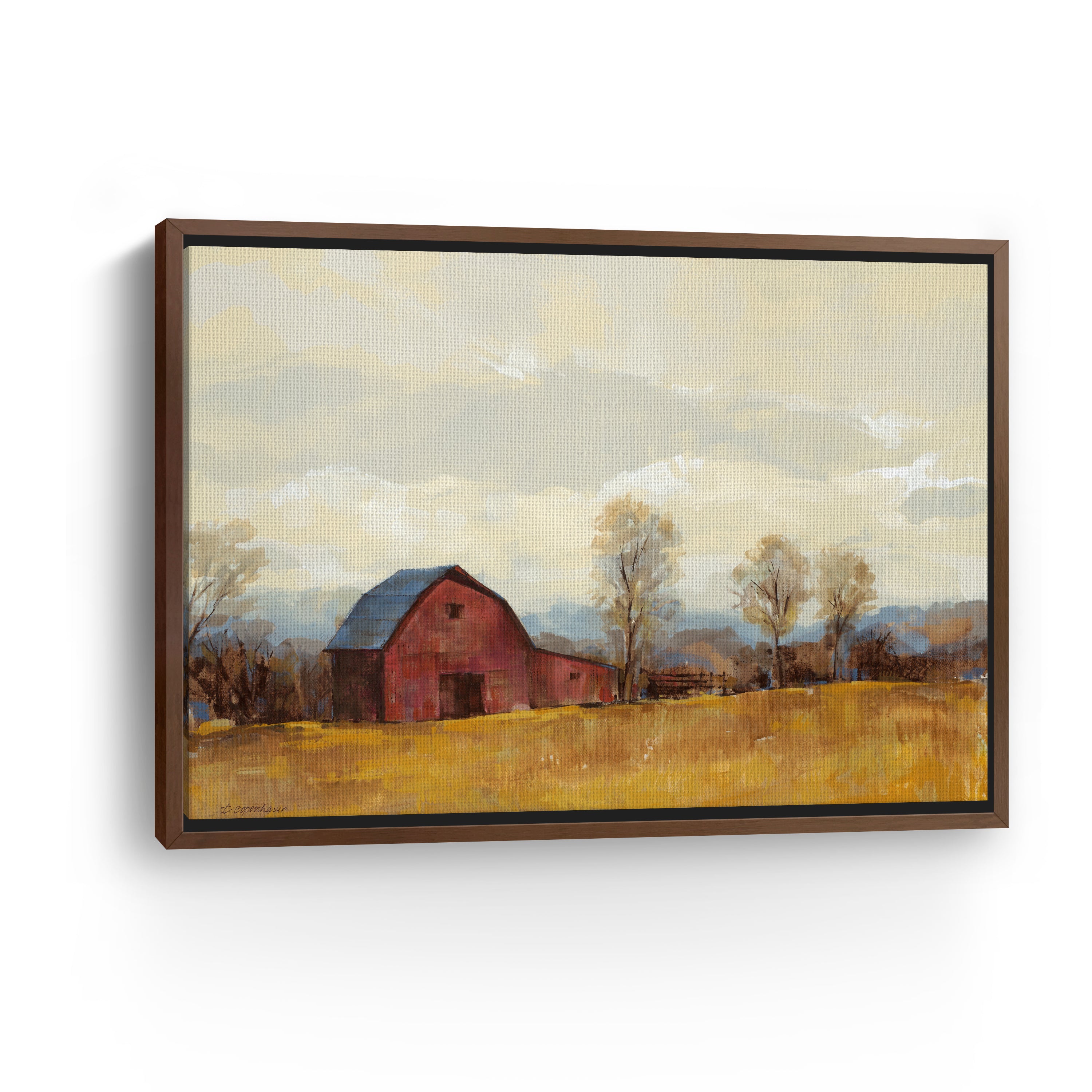 Old Red I Canvas Giclee