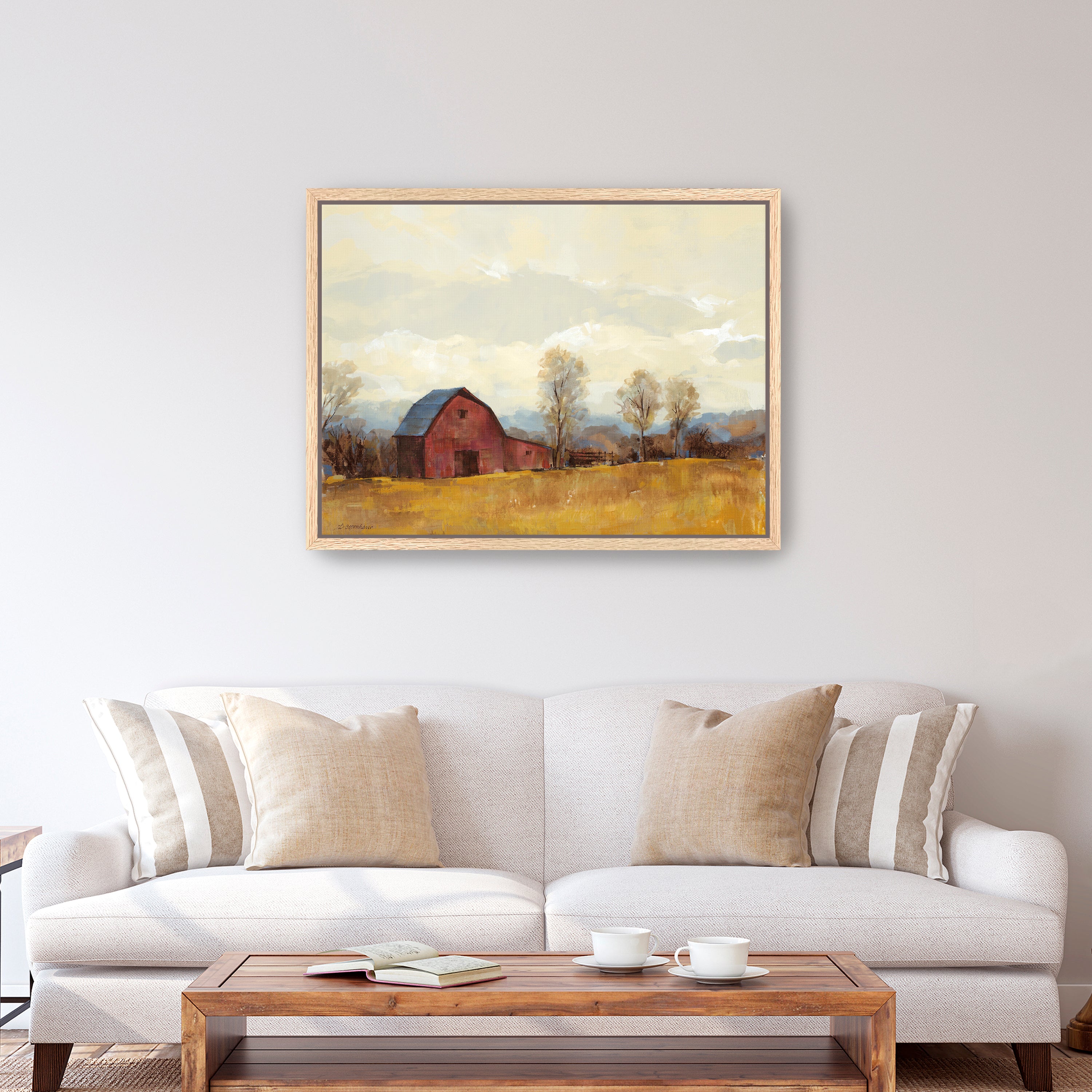 Old Red I Canvas Giclee