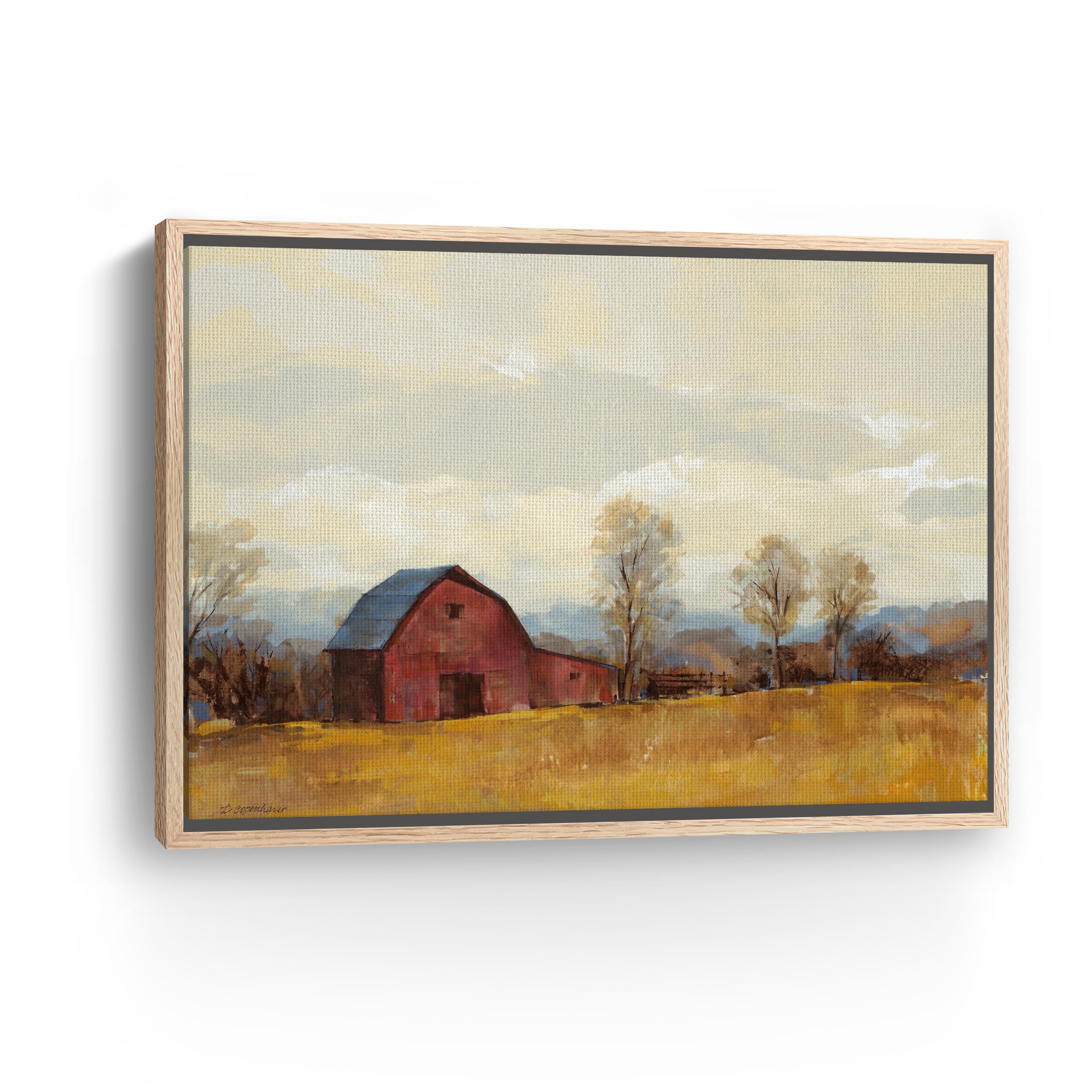 Old Red I Canvas Giclee