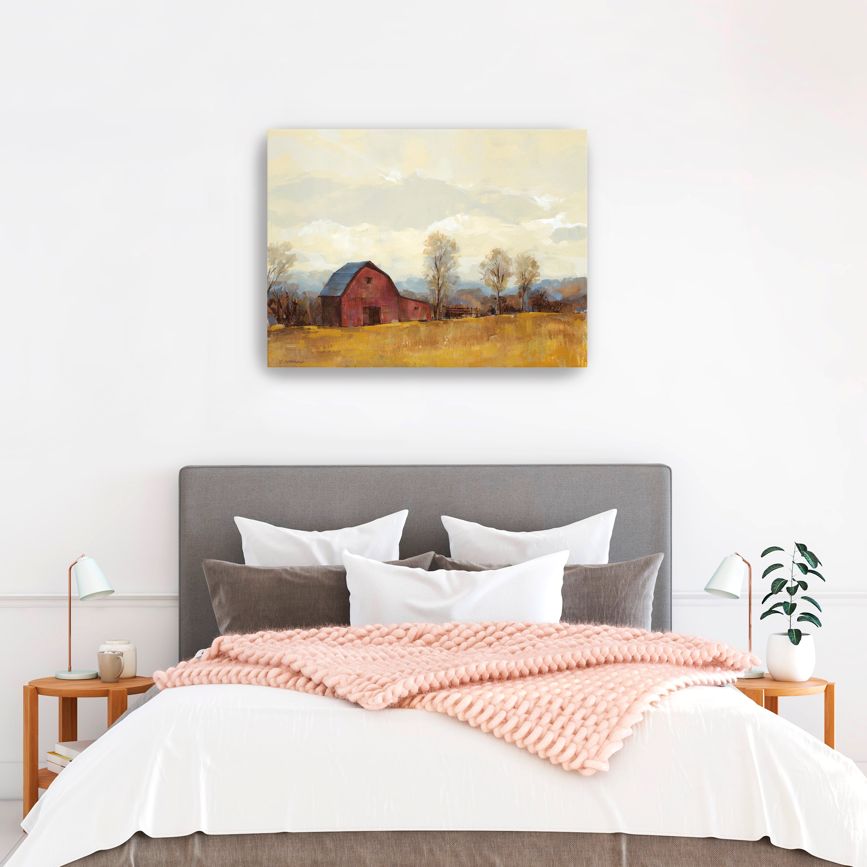 Old Red I Canvas Giclee