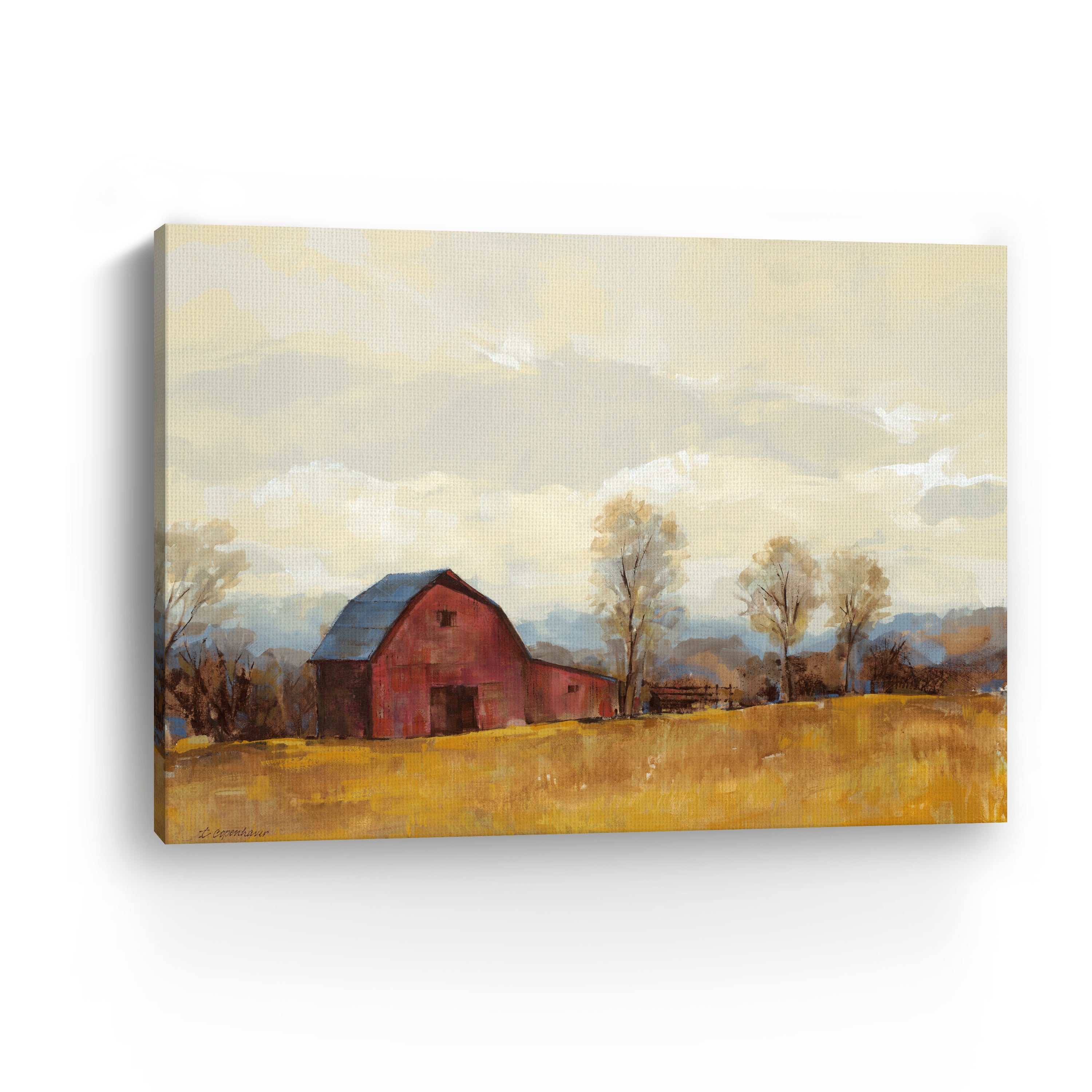 Old Red I Canvas Giclee