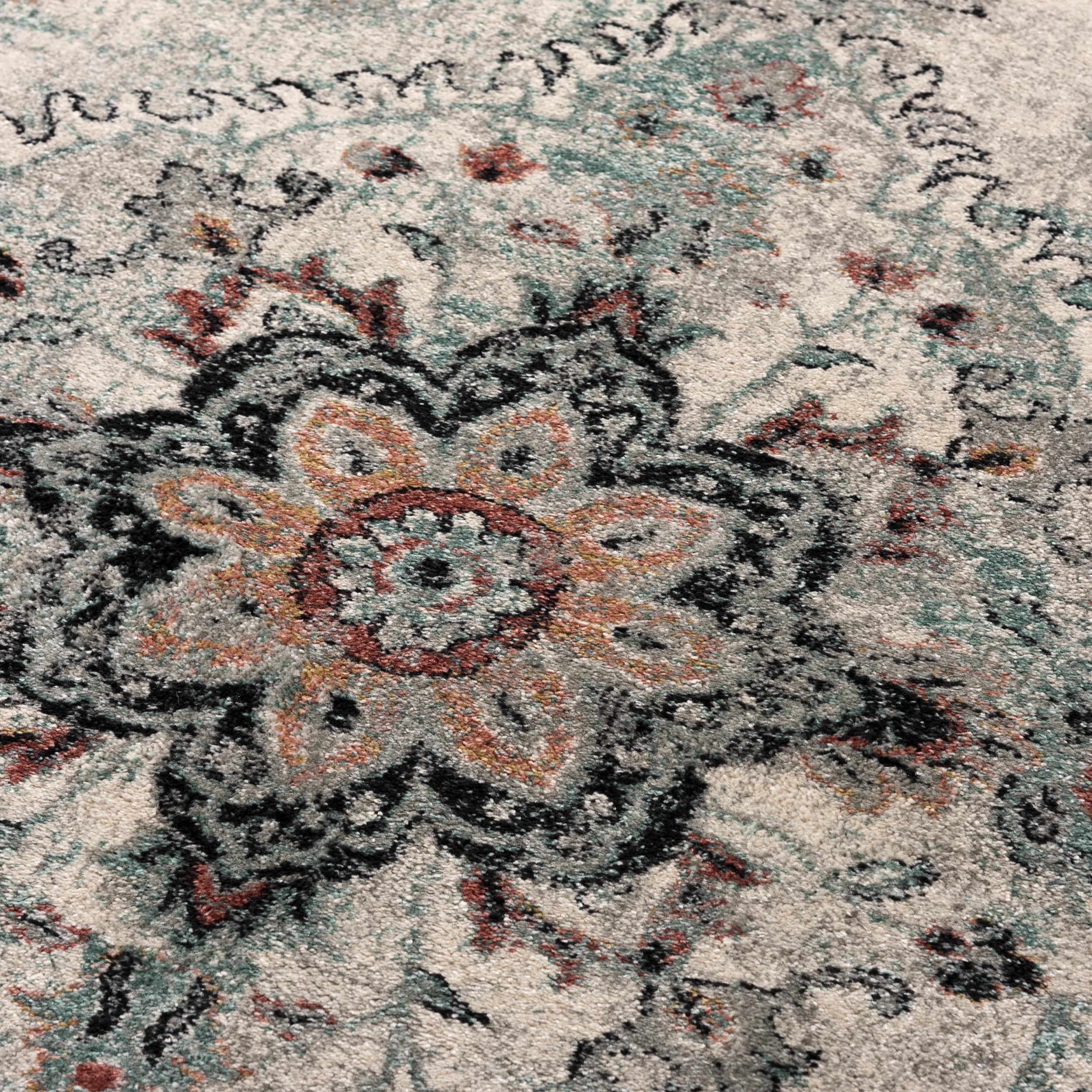 Ellingsworth Power-Loomed Medallion Area Rug