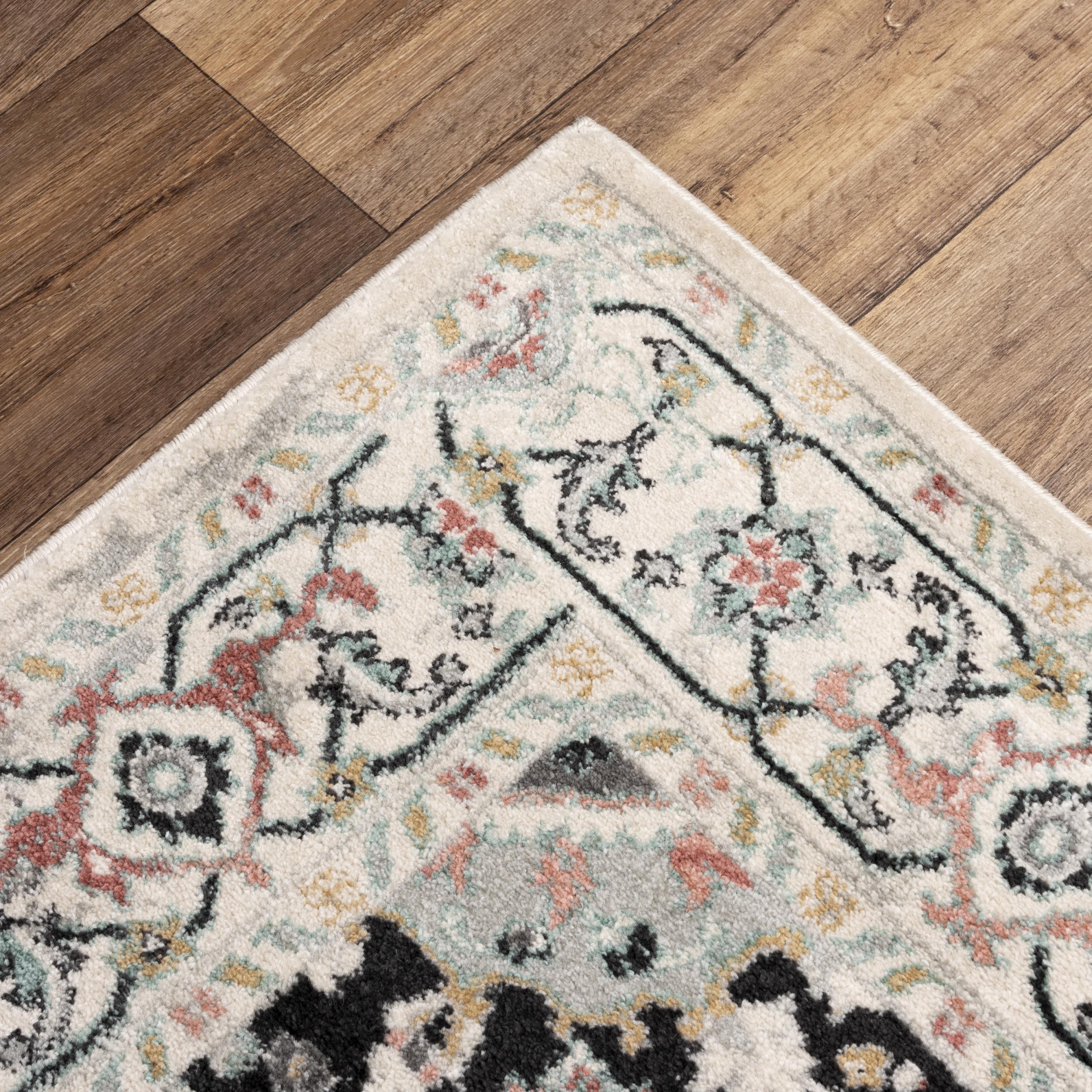 Odyssey Power Loomed Medallion Area Rug