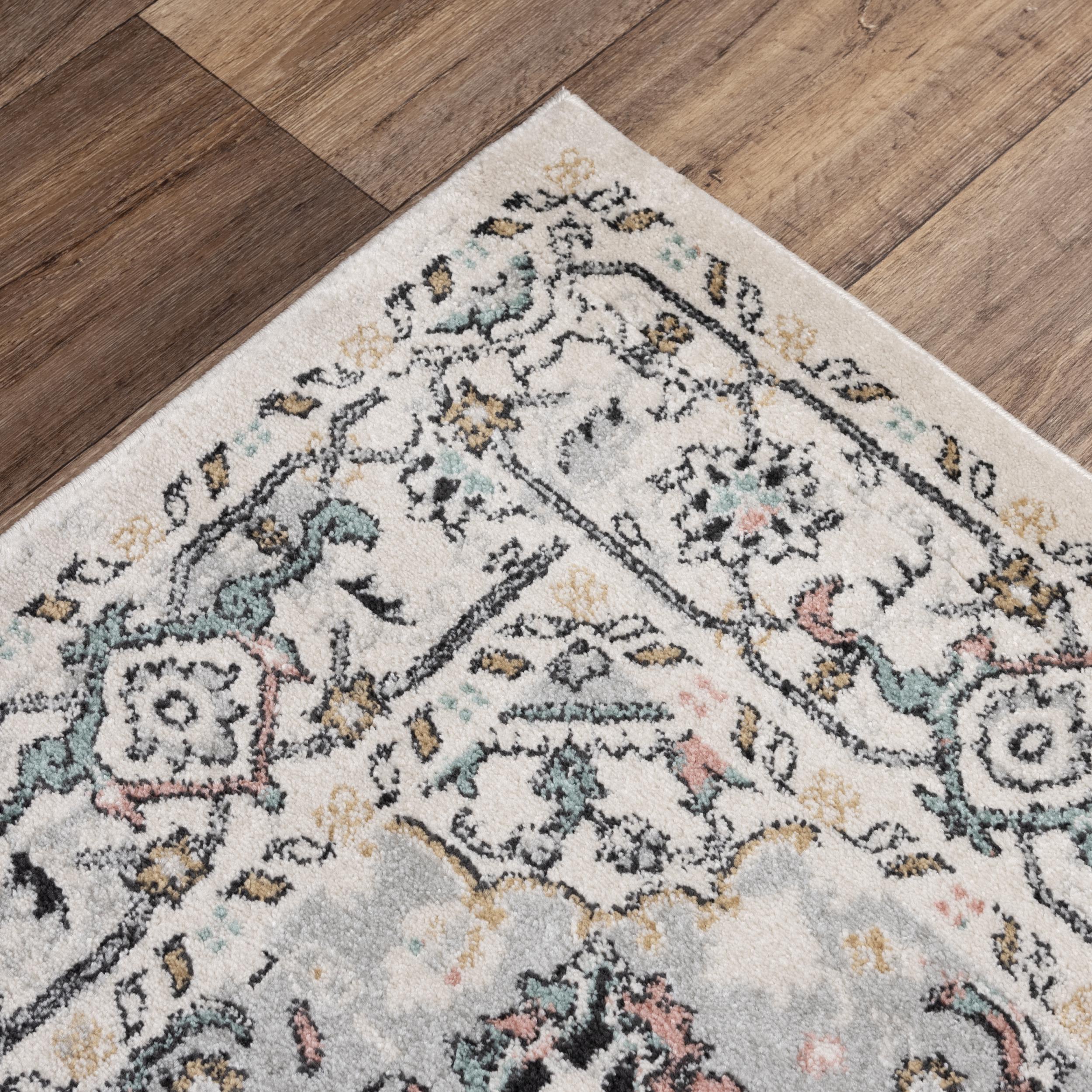 Odyssey Power Loomed Medallion Area Rug