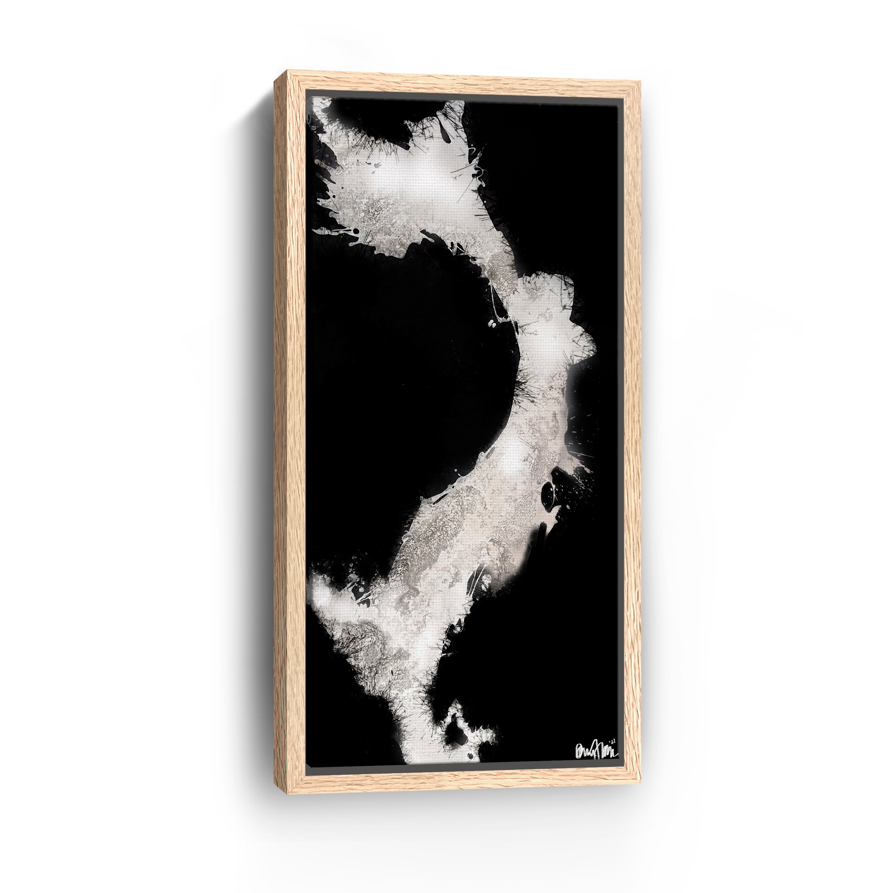 Inverted Splashes Canvas Giclee