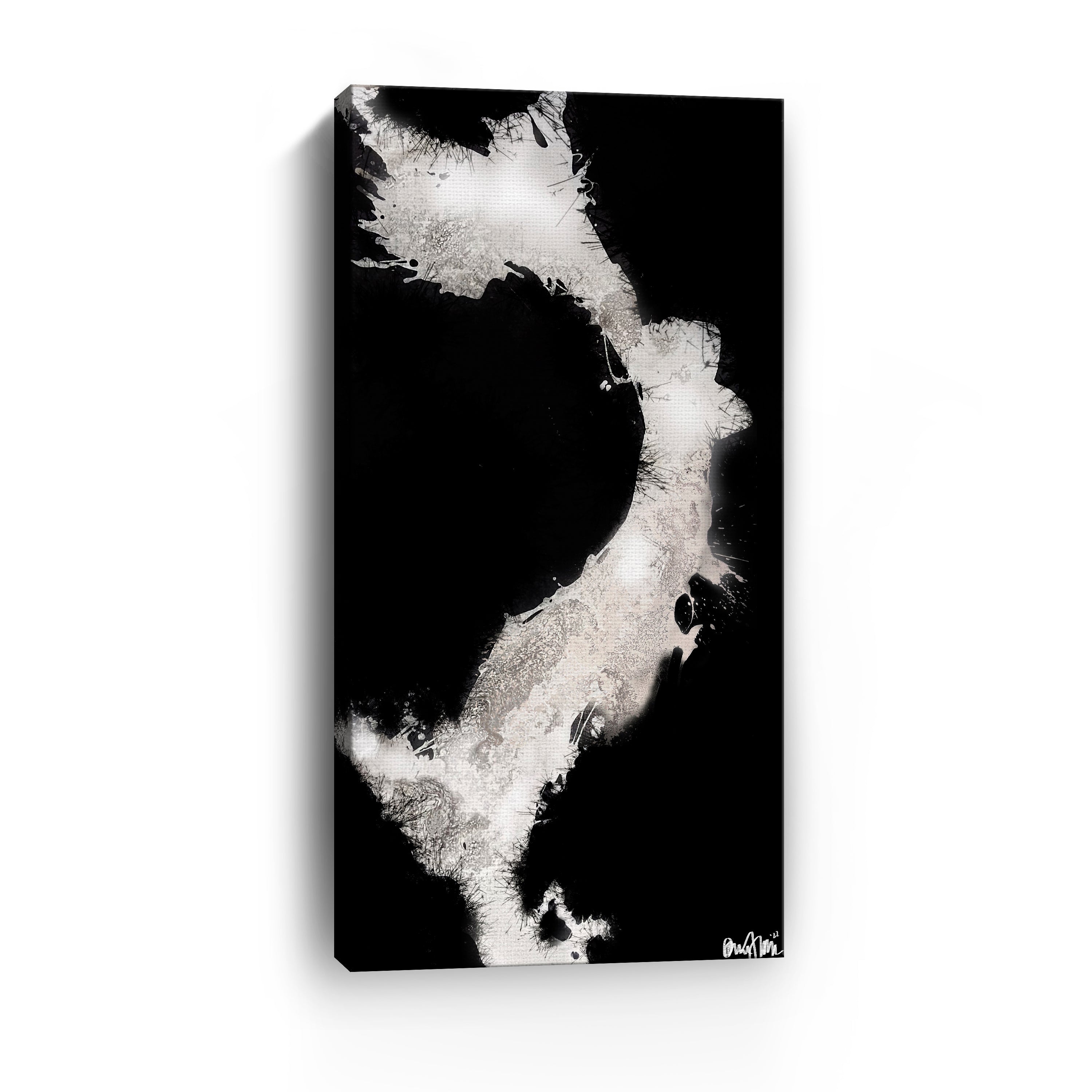 Inverted Splashes Canvas Giclee