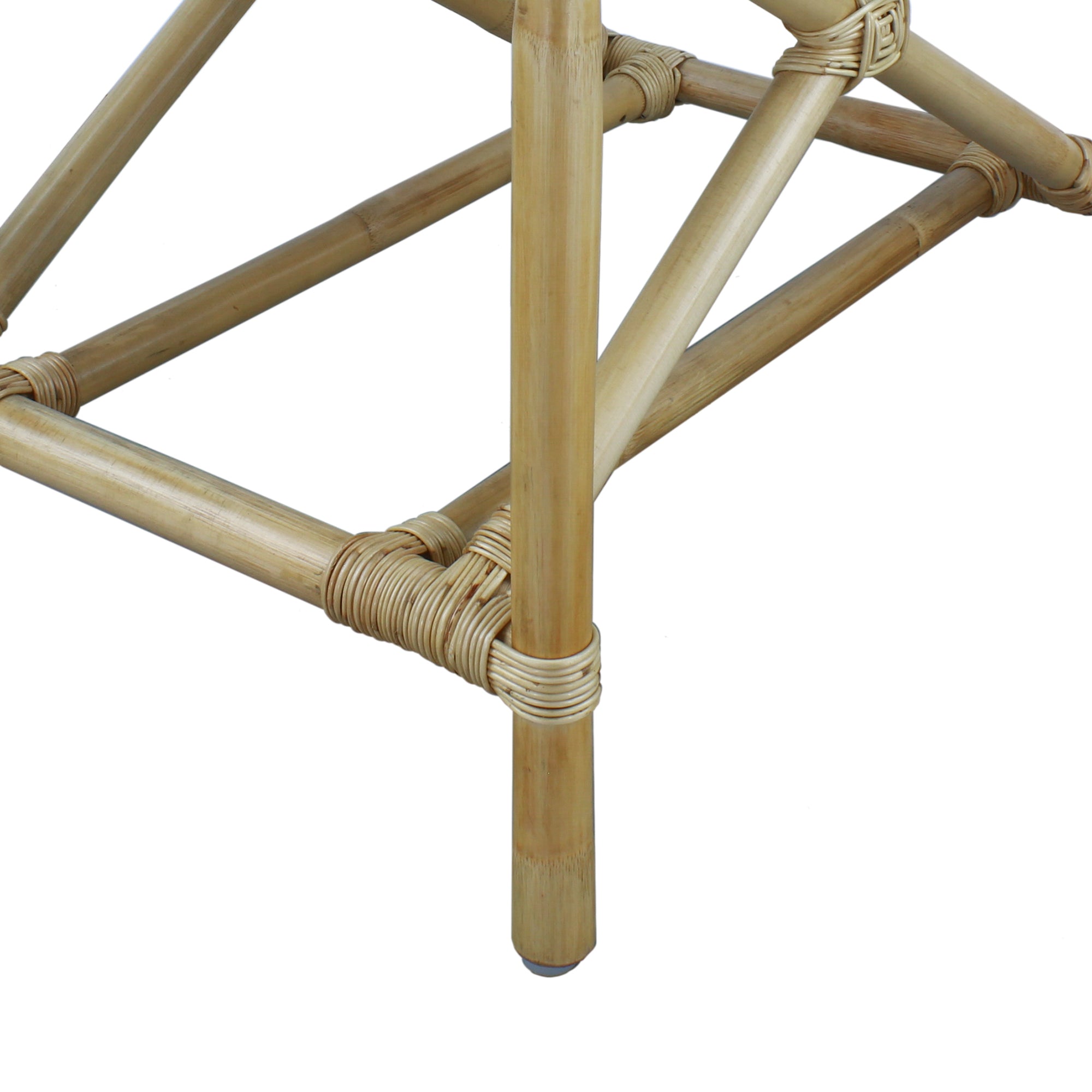Rattan Woven Director Stool