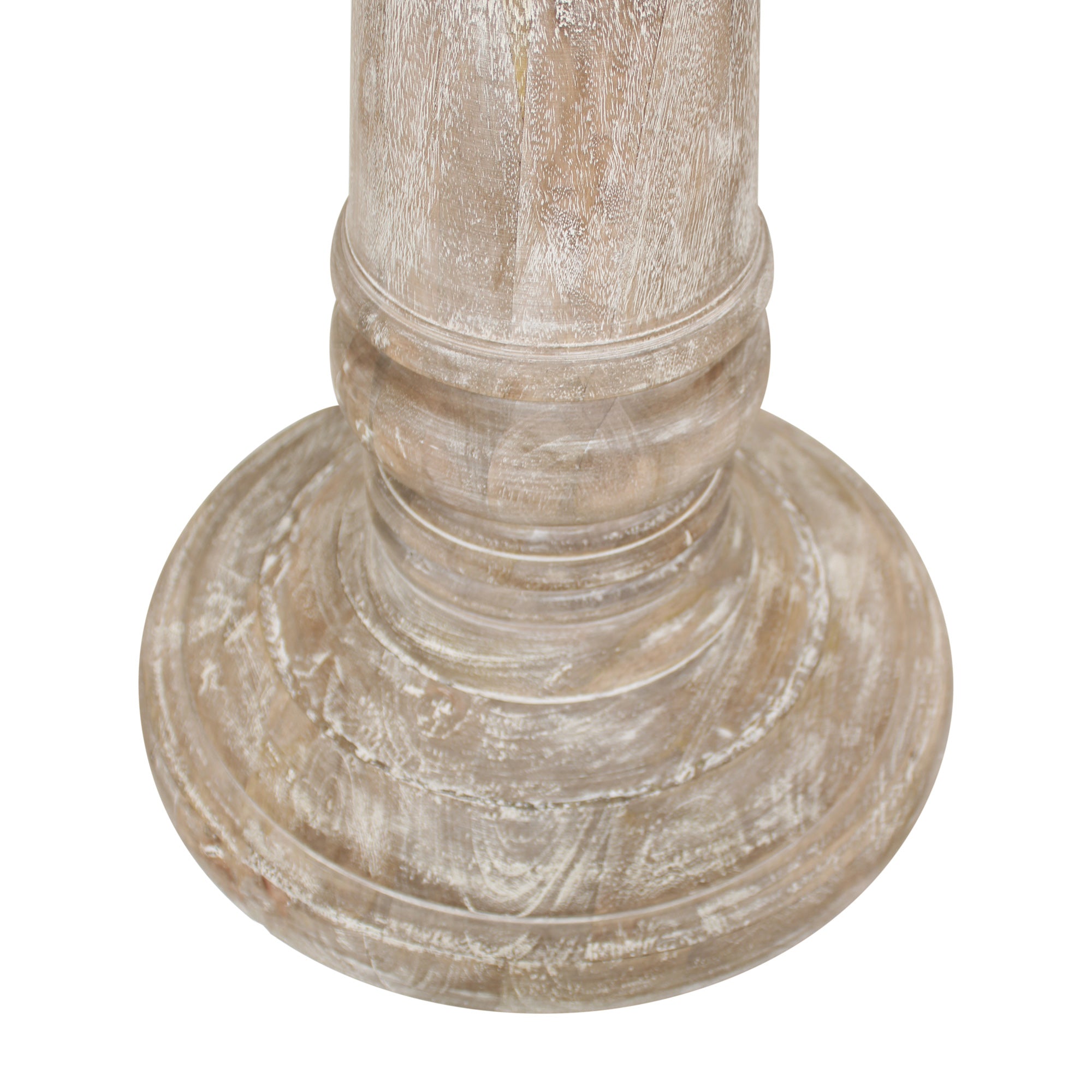 Reya Round Solid Wood Accent Table