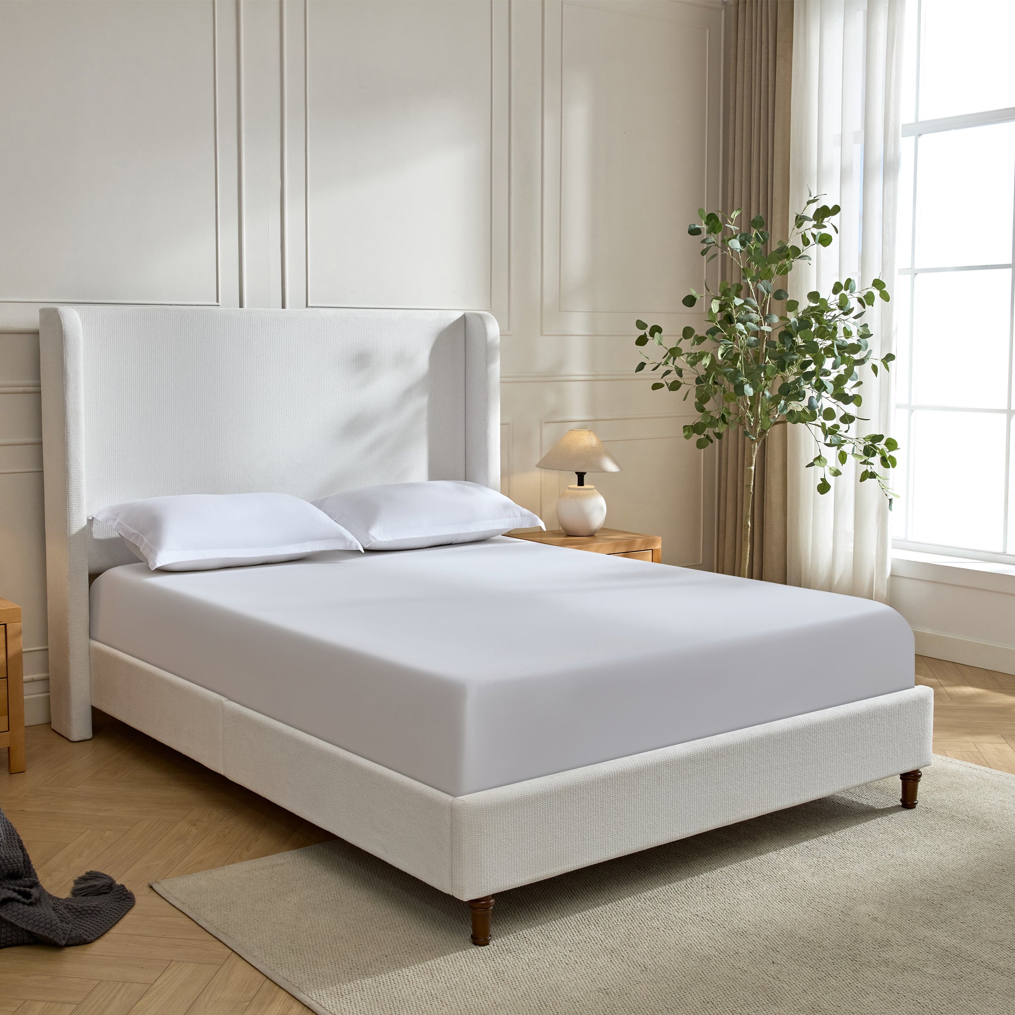 Harper Tall Headboard Upholstered Bed