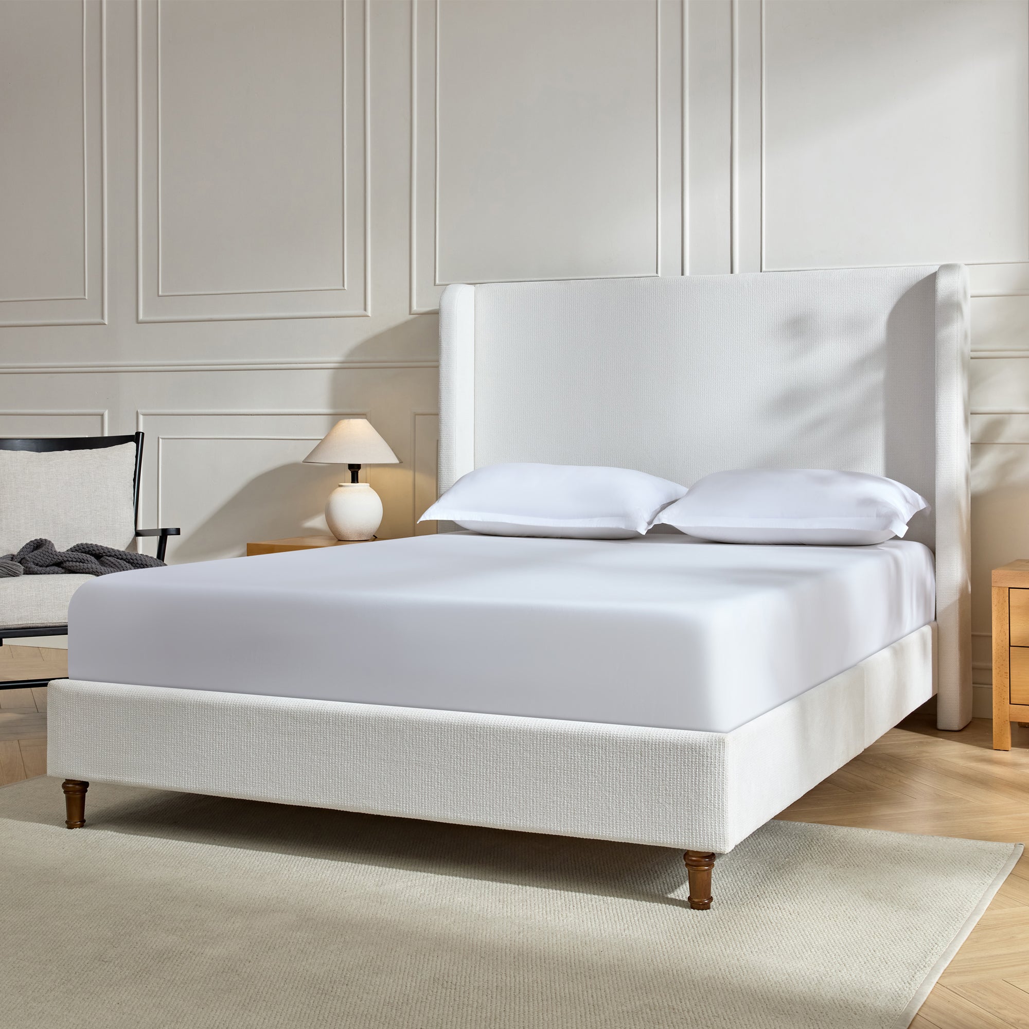 Harper Tall Headboard Upholstered Bed