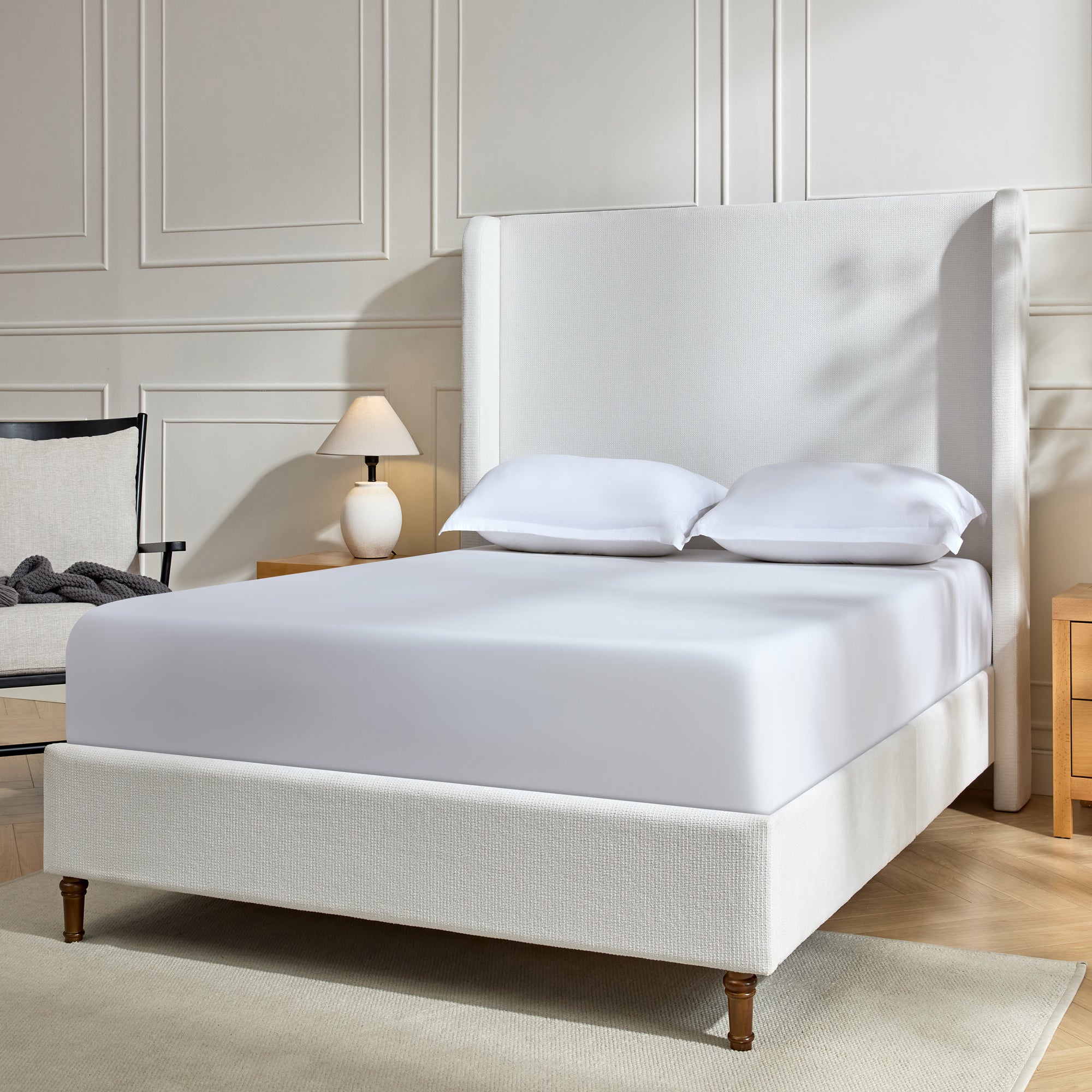Harper Tall Headboard Upholstered Bed