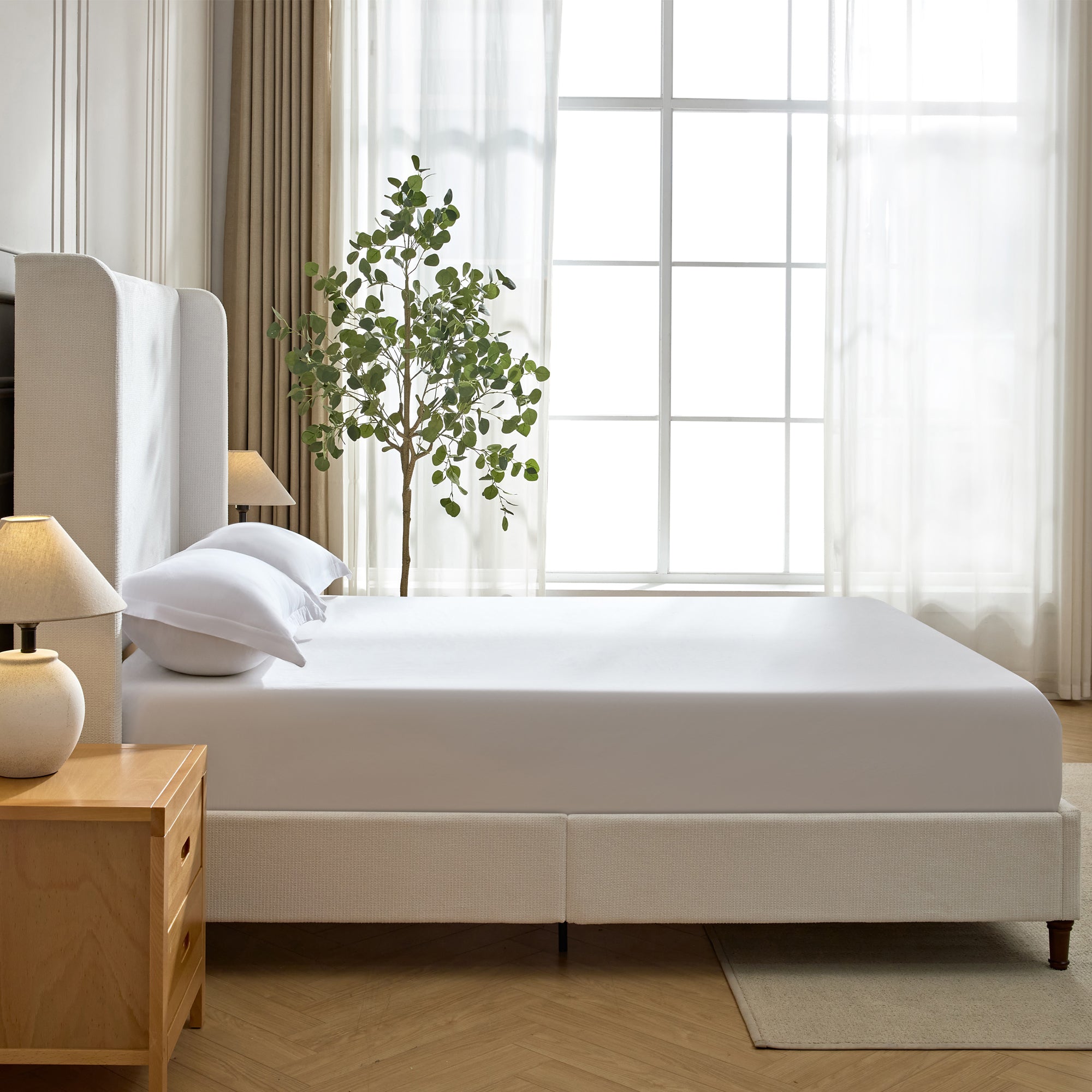 Harper Tall Headboard Upholstered Bed