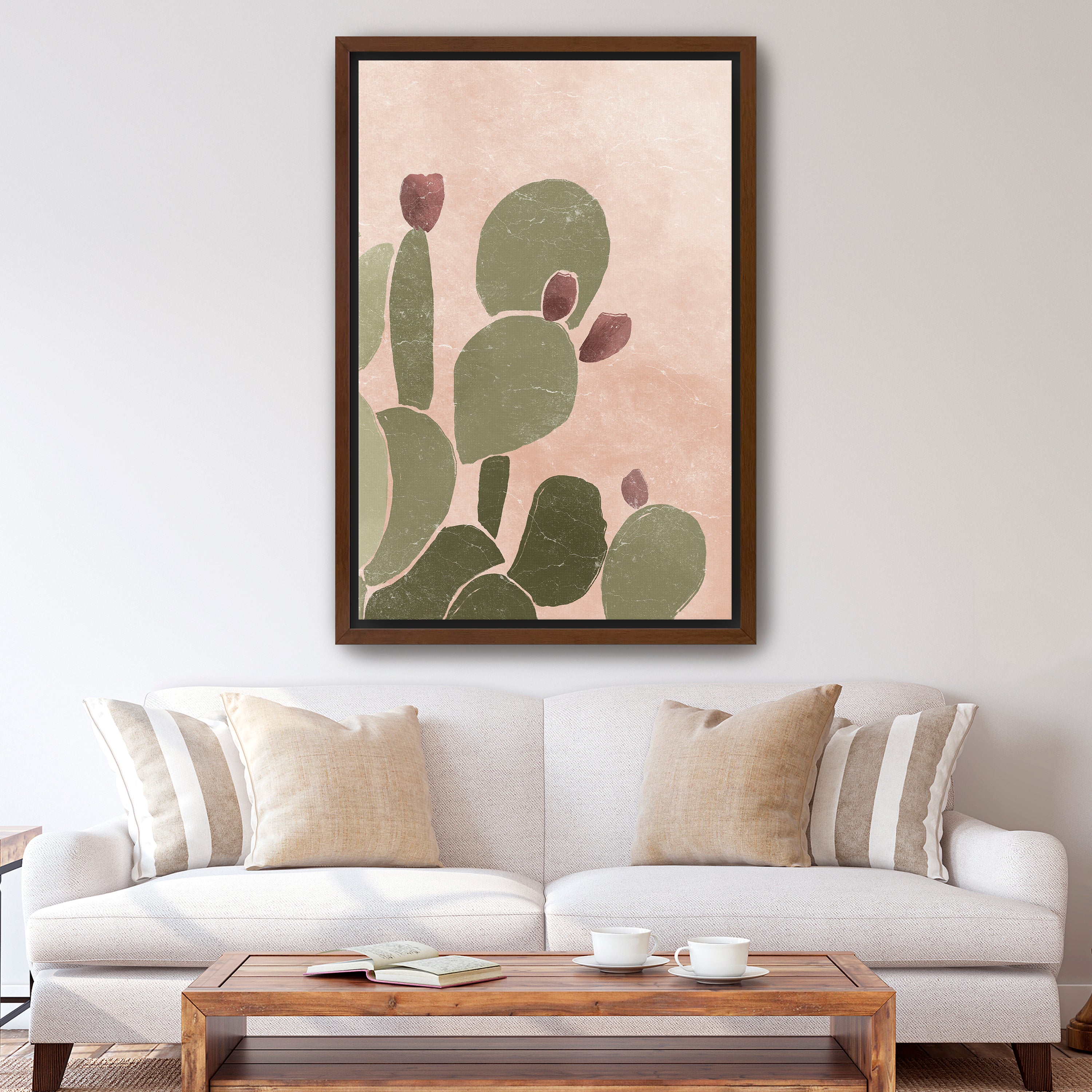 Desert Cactus II Canvas Giclee