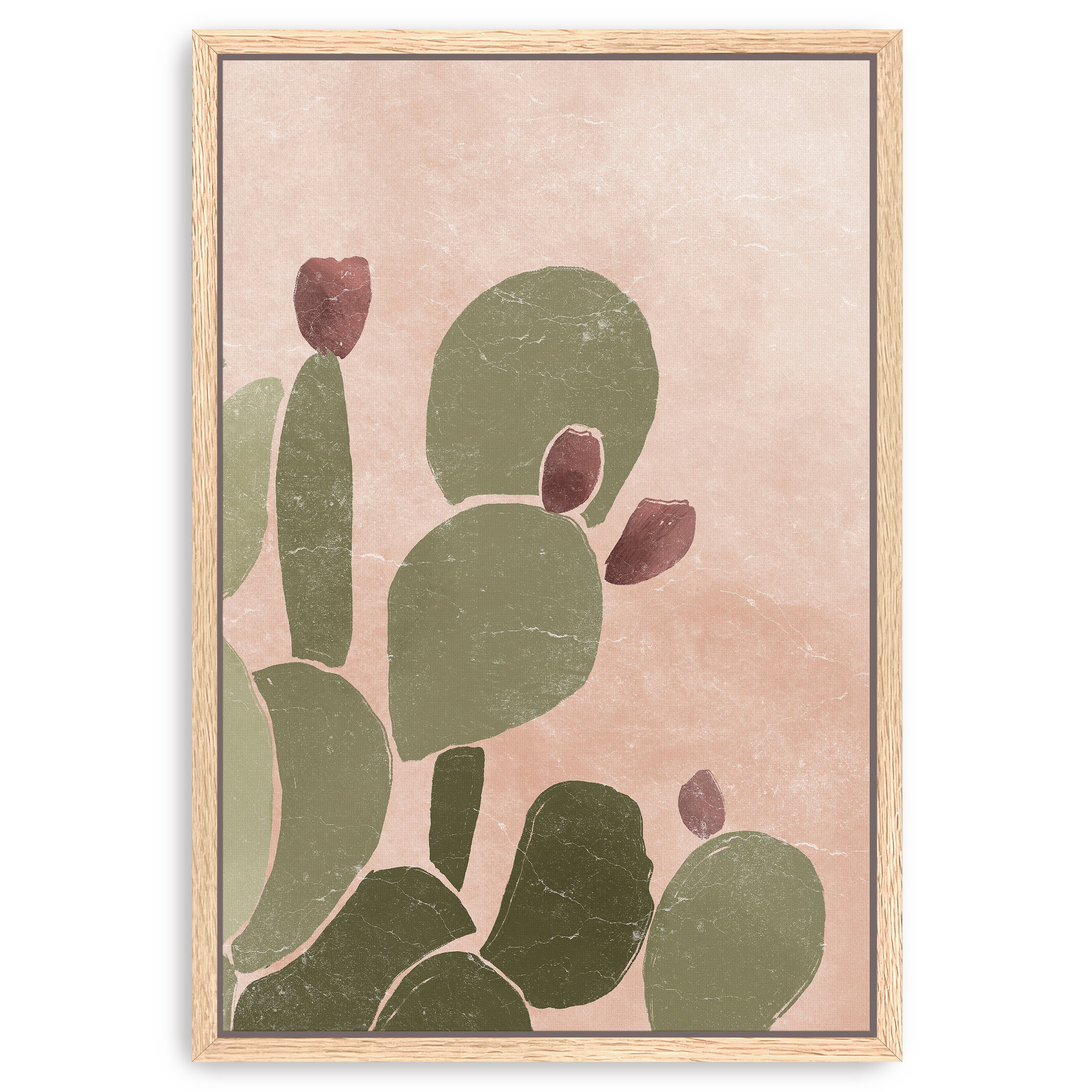 Desert Cactus II Canvas Giclee