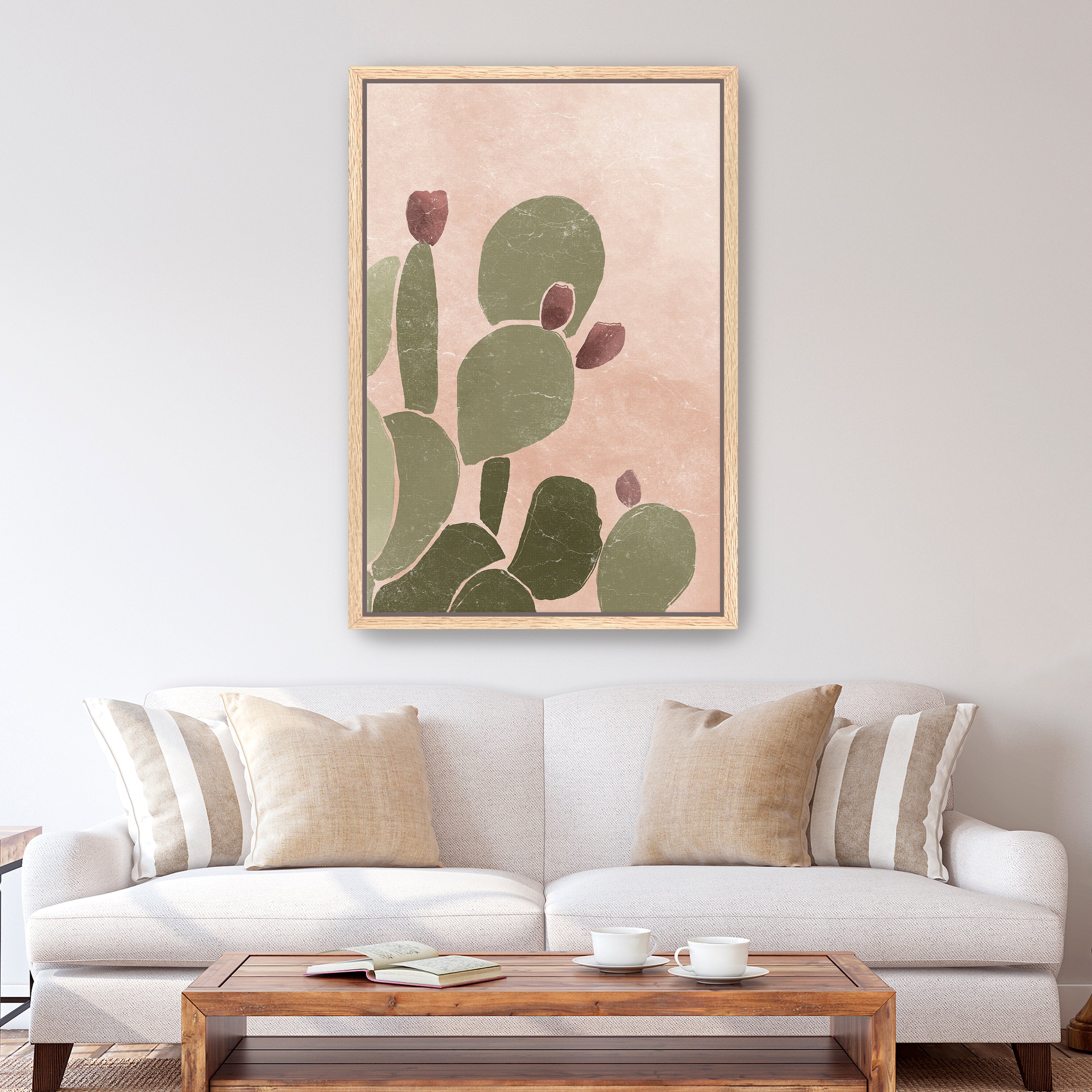 Desert Cactus II Canvas Giclee