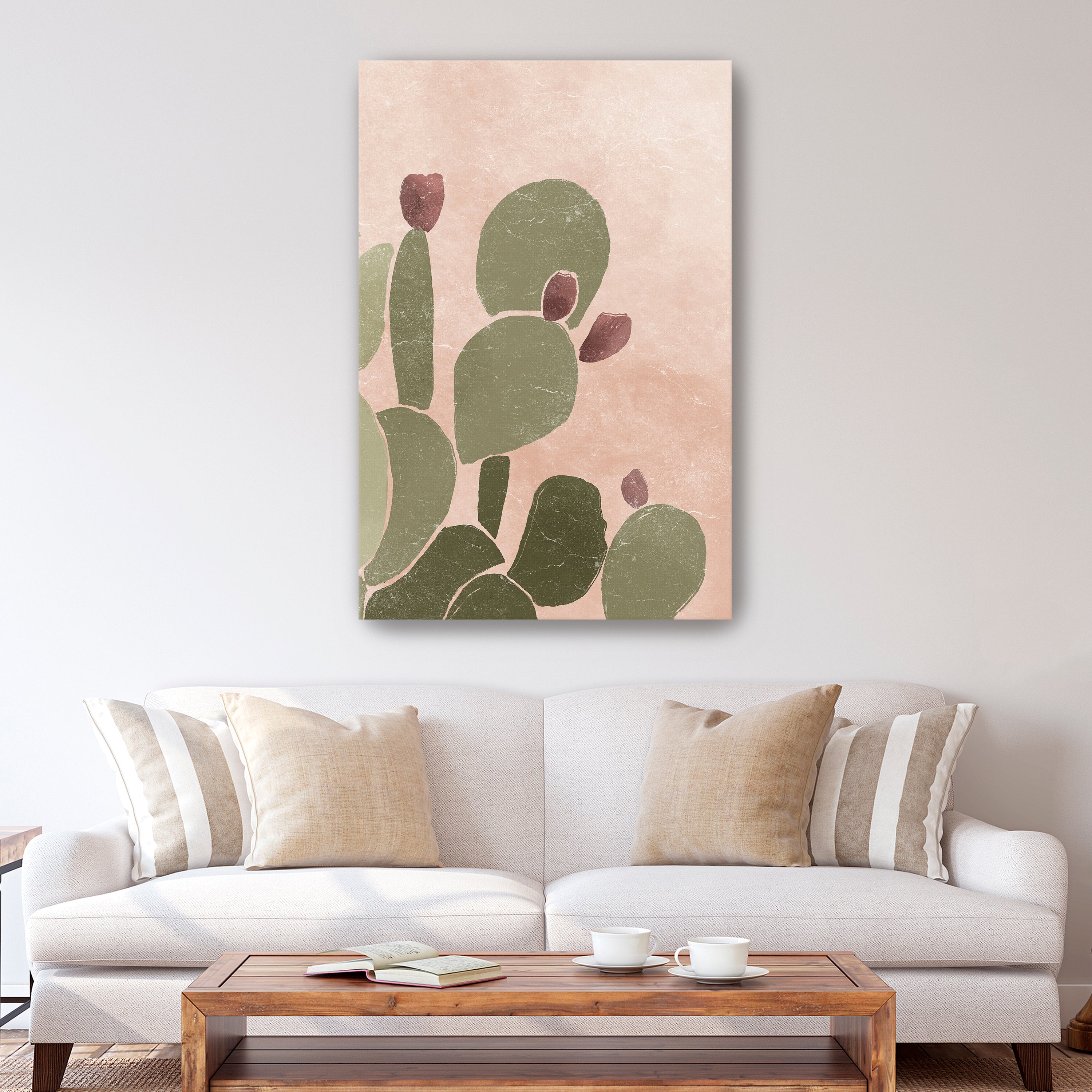 Desert Cactus II Canvas Giclee