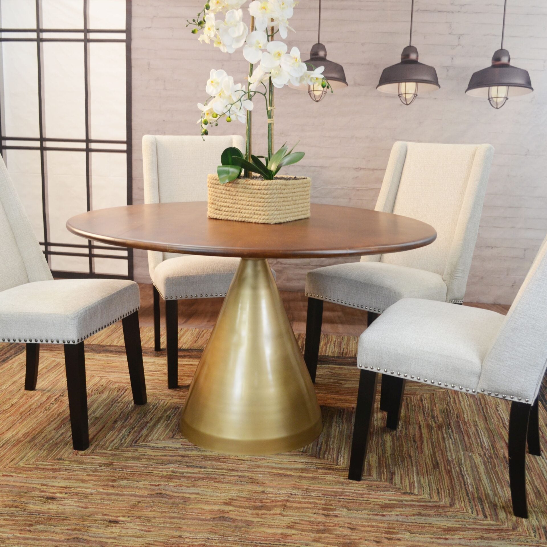 Gio Pedestal Dining Table 48"