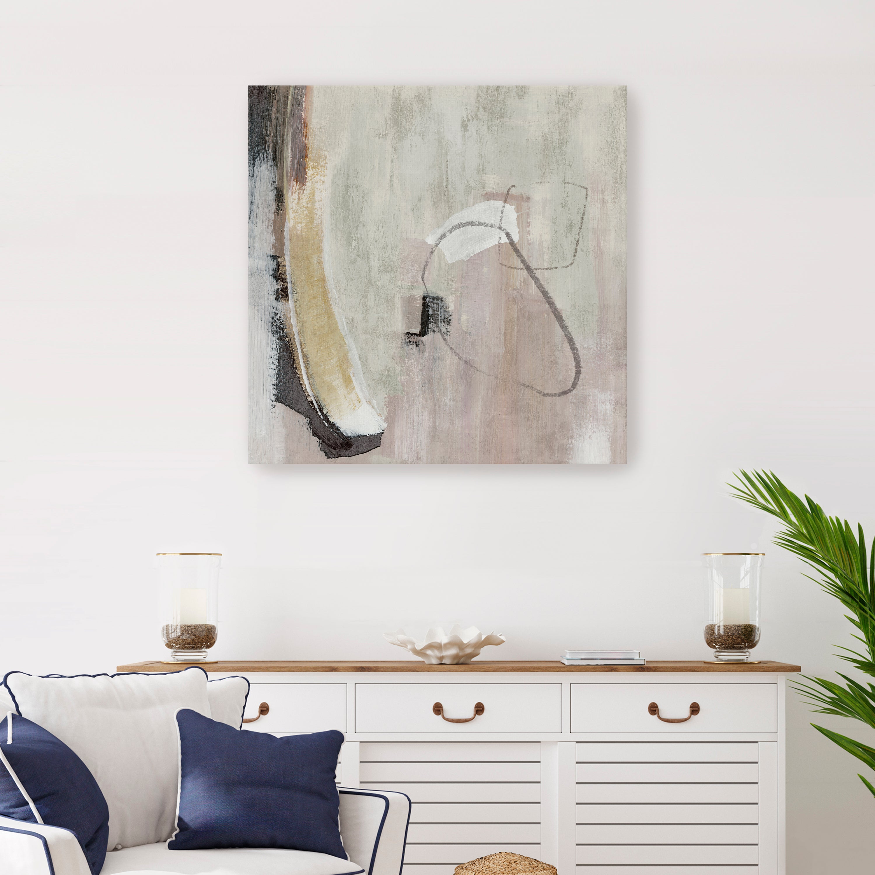 Warm Simplicity I Canvas Giclee