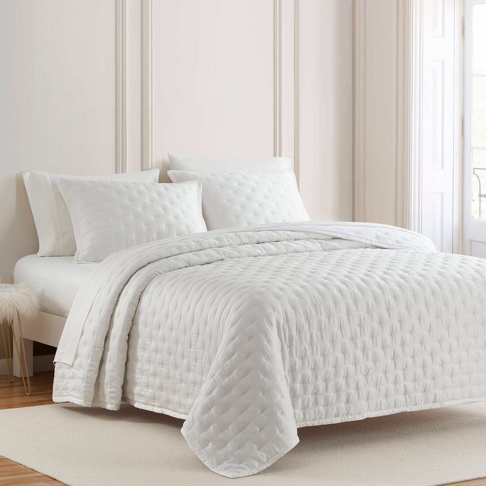 Eucalyptus Pintuck Quilt Set