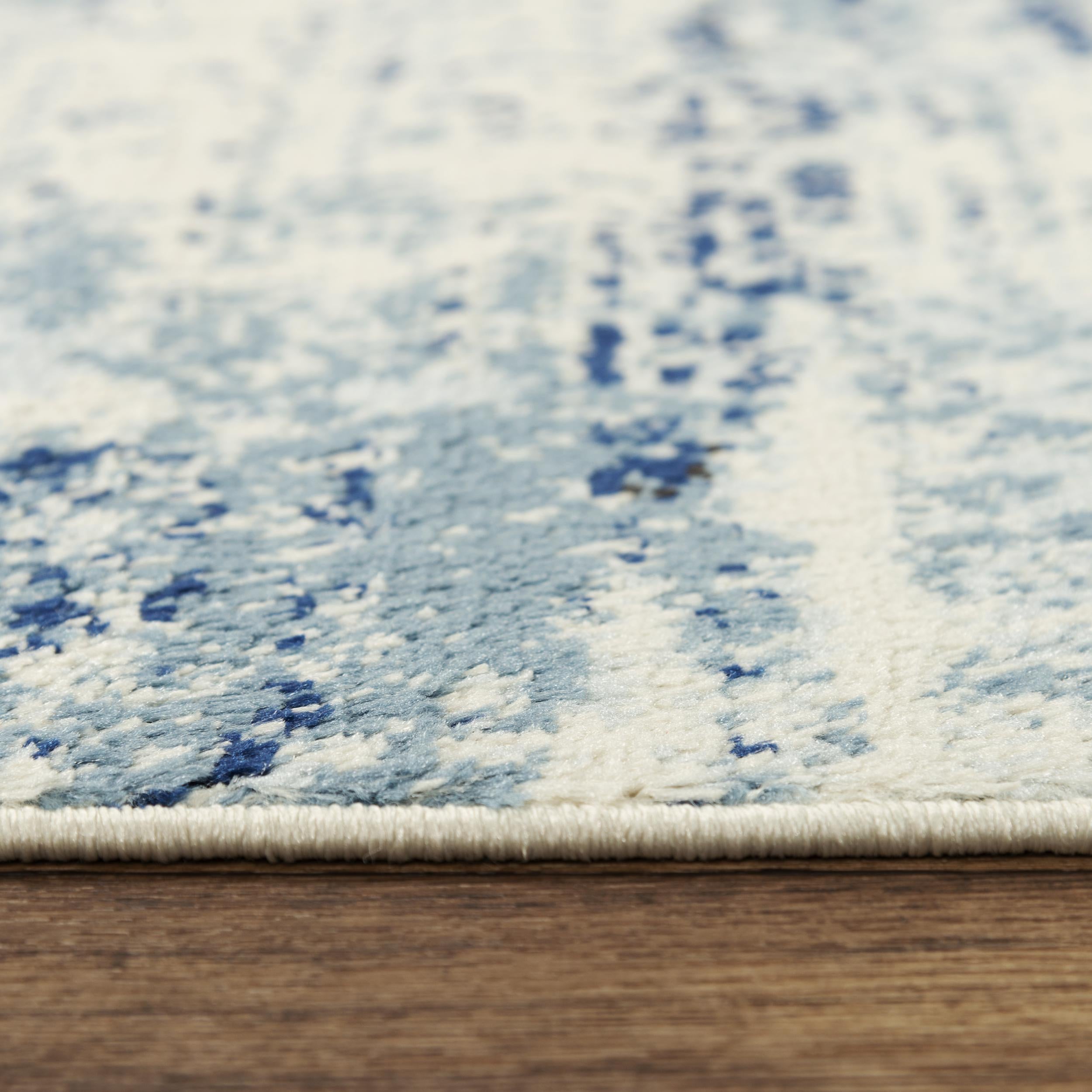 Palace Power Loomed Abstract Area Rug