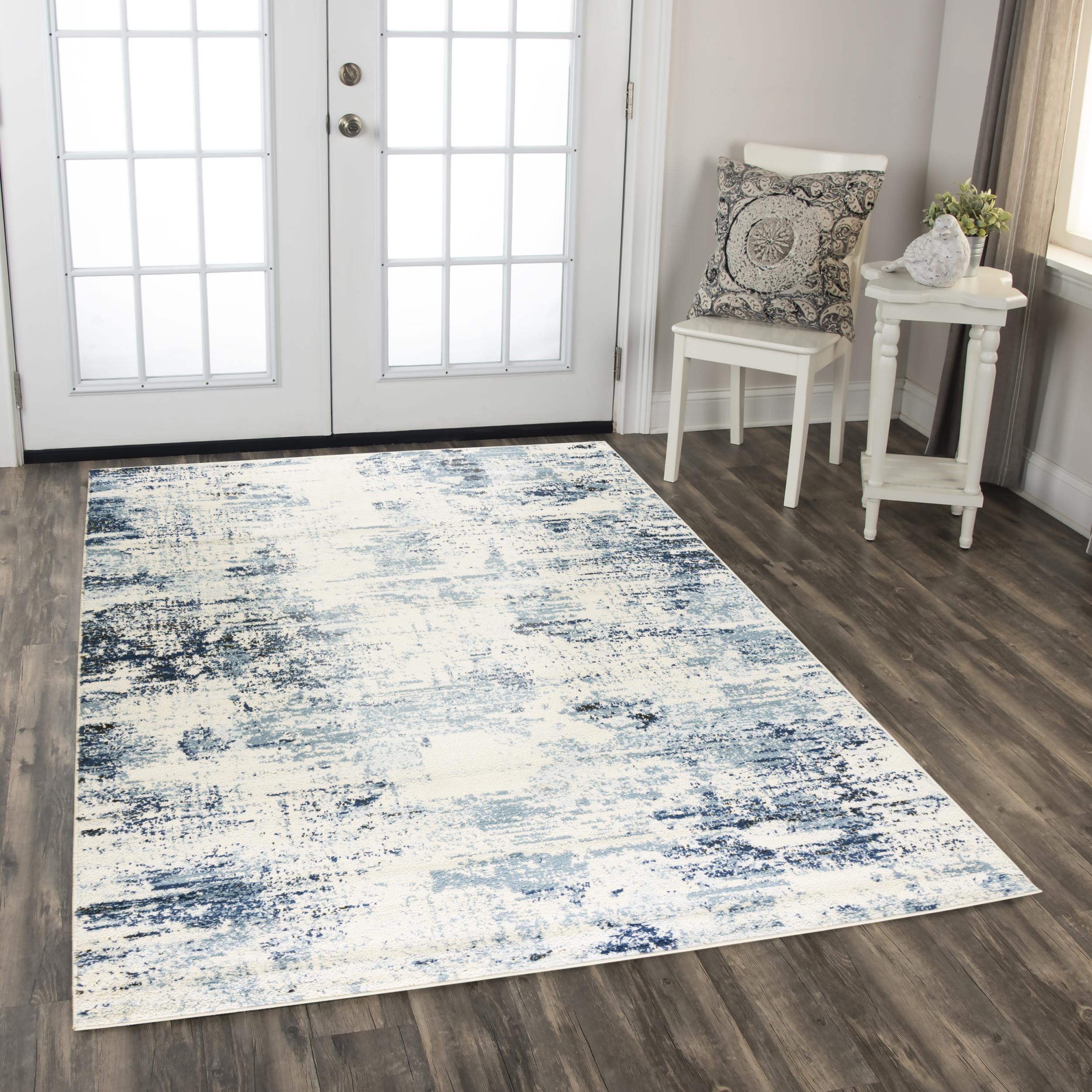 Palace Power Loomed Abstract Area Rug