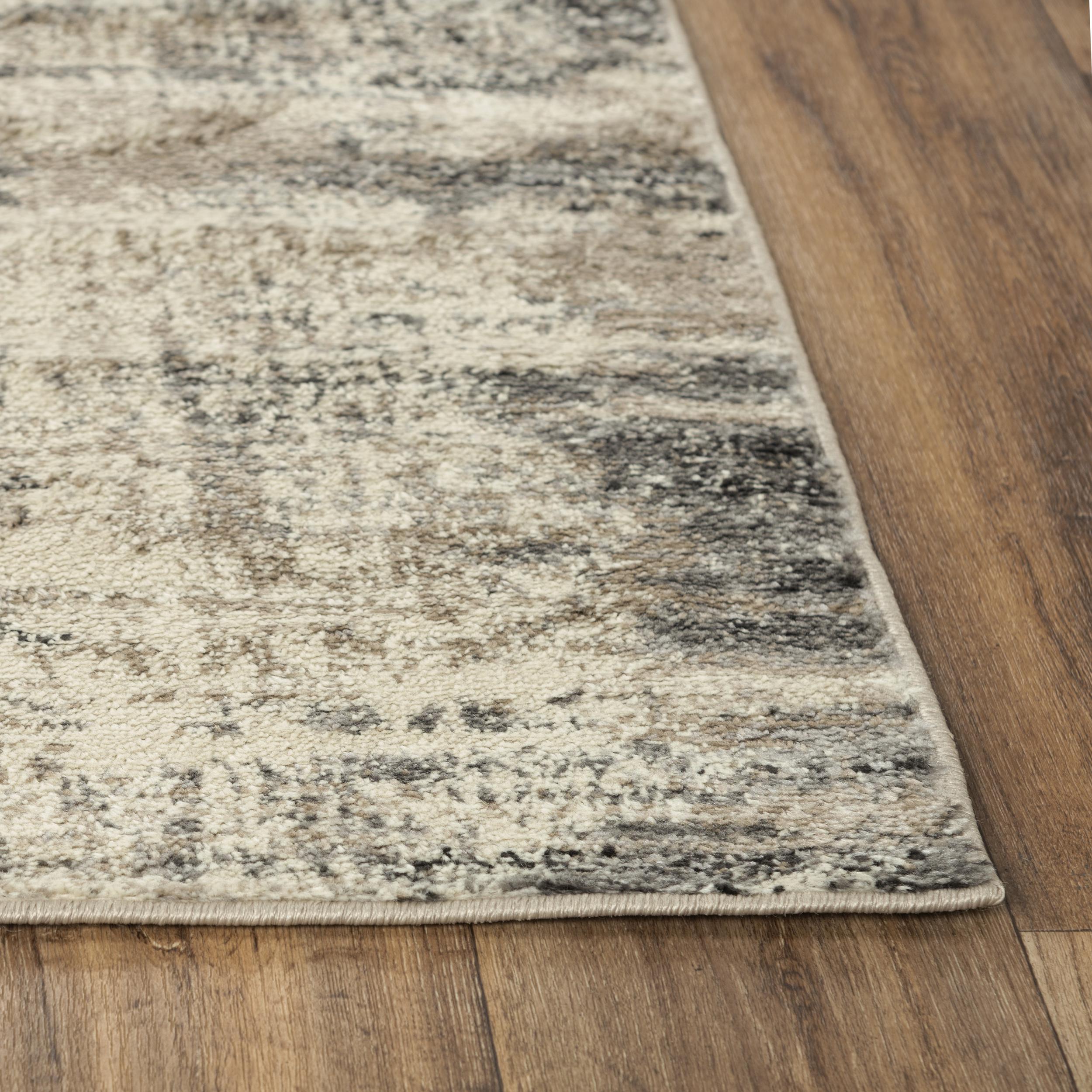 Palace Power Loomed Abstract Area Rug