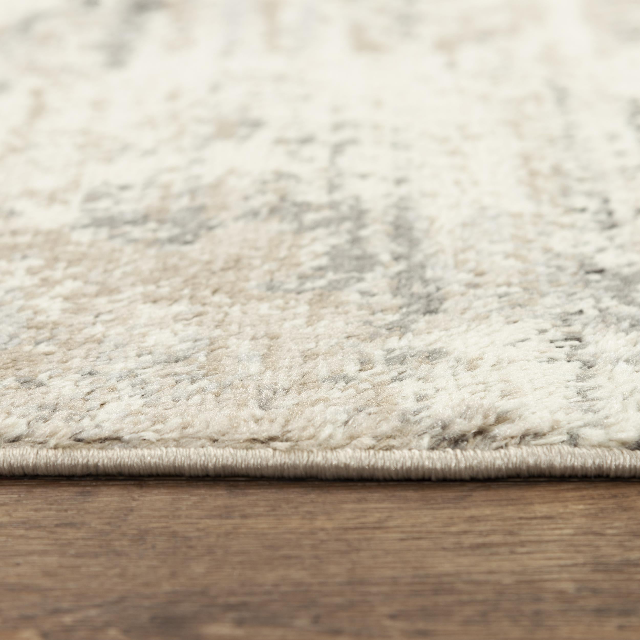 Palace Power Loomed Abstract Area Rug