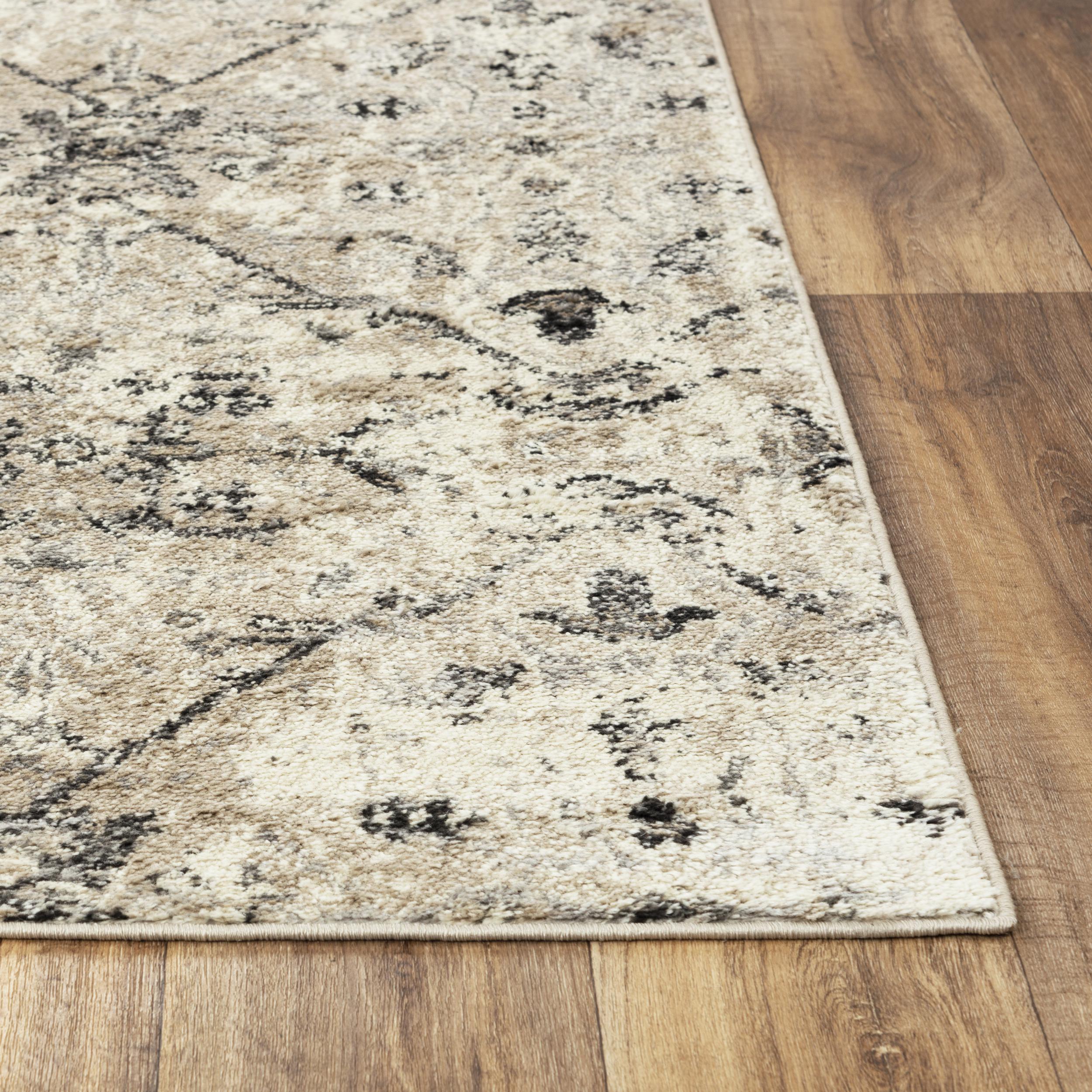 Ashbourne Power Loomed Geometric Area Rug