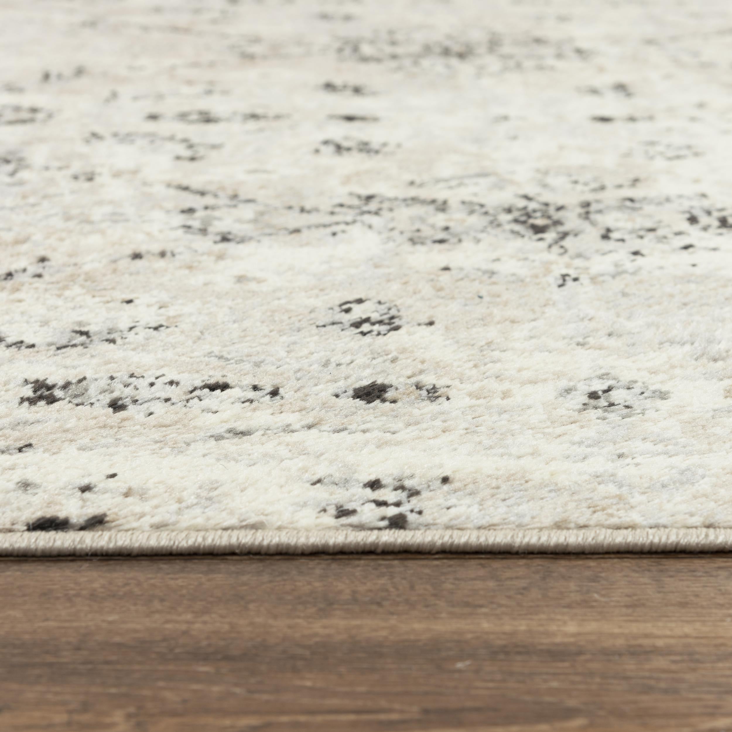 Ashbourne Power Loomed Geometric Area Rug