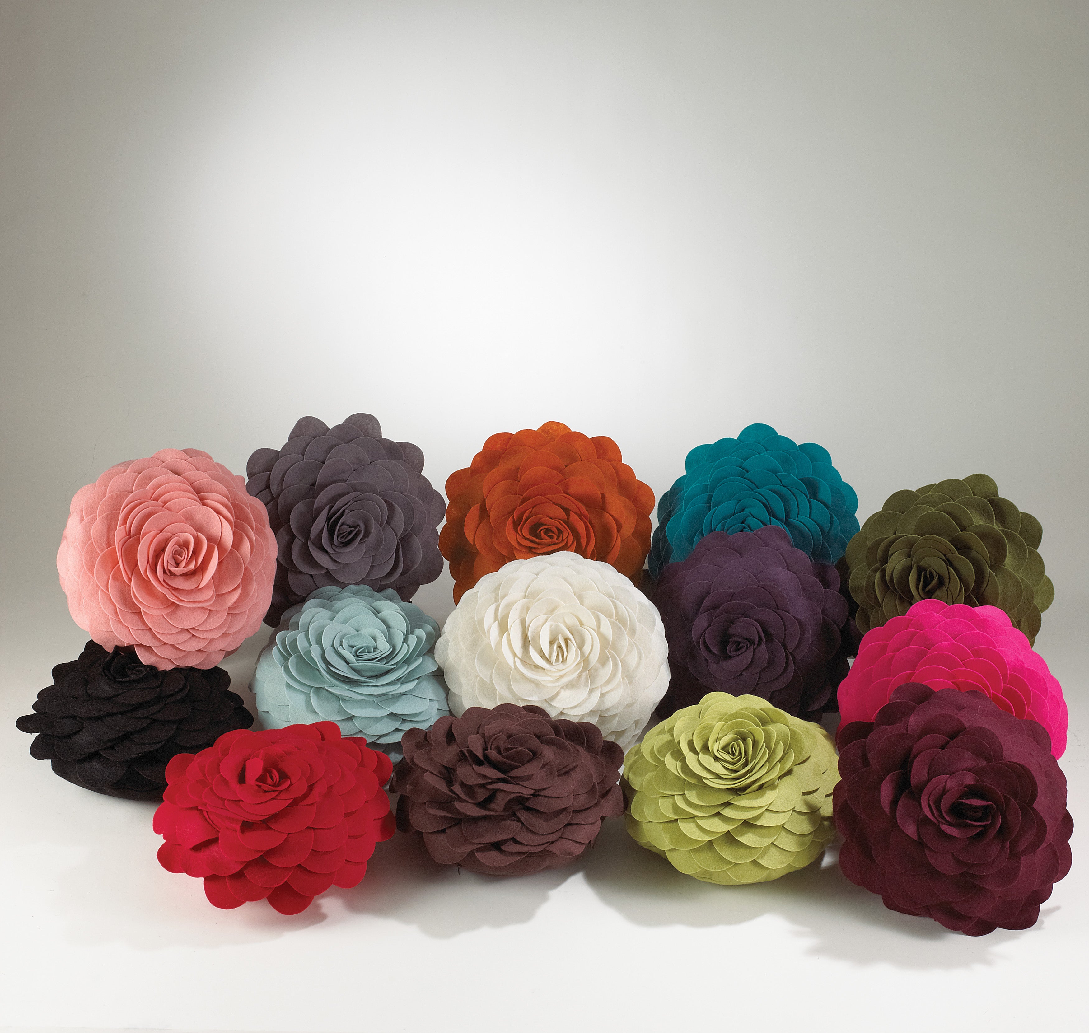 Flower Design Throw Pillow