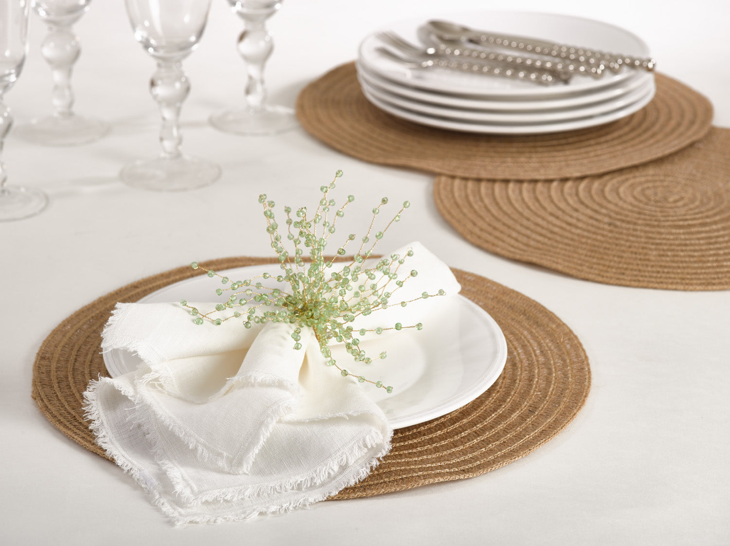 Natural Design Jute Placemat, Set of 4