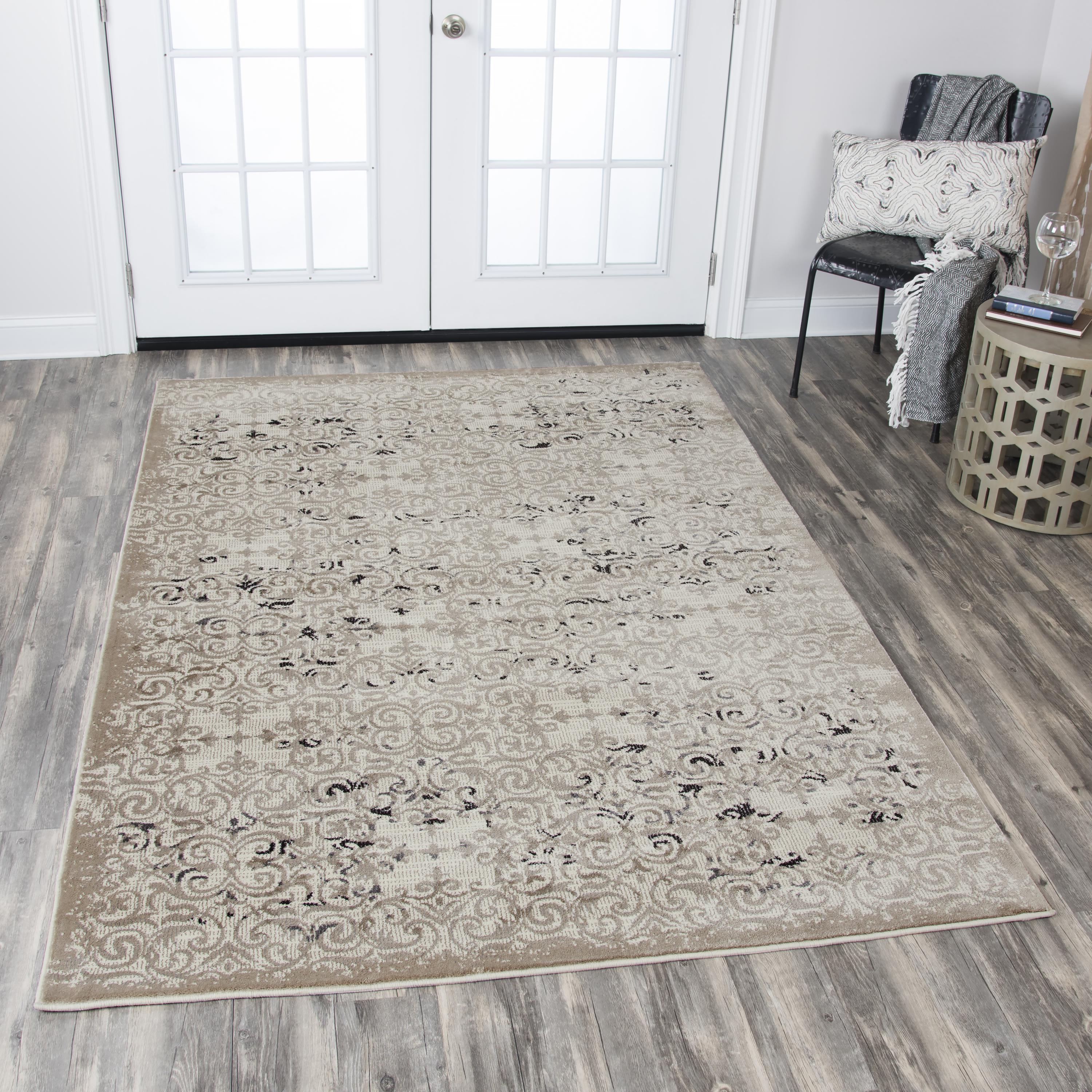 Power Loomed Medallion Area Rug