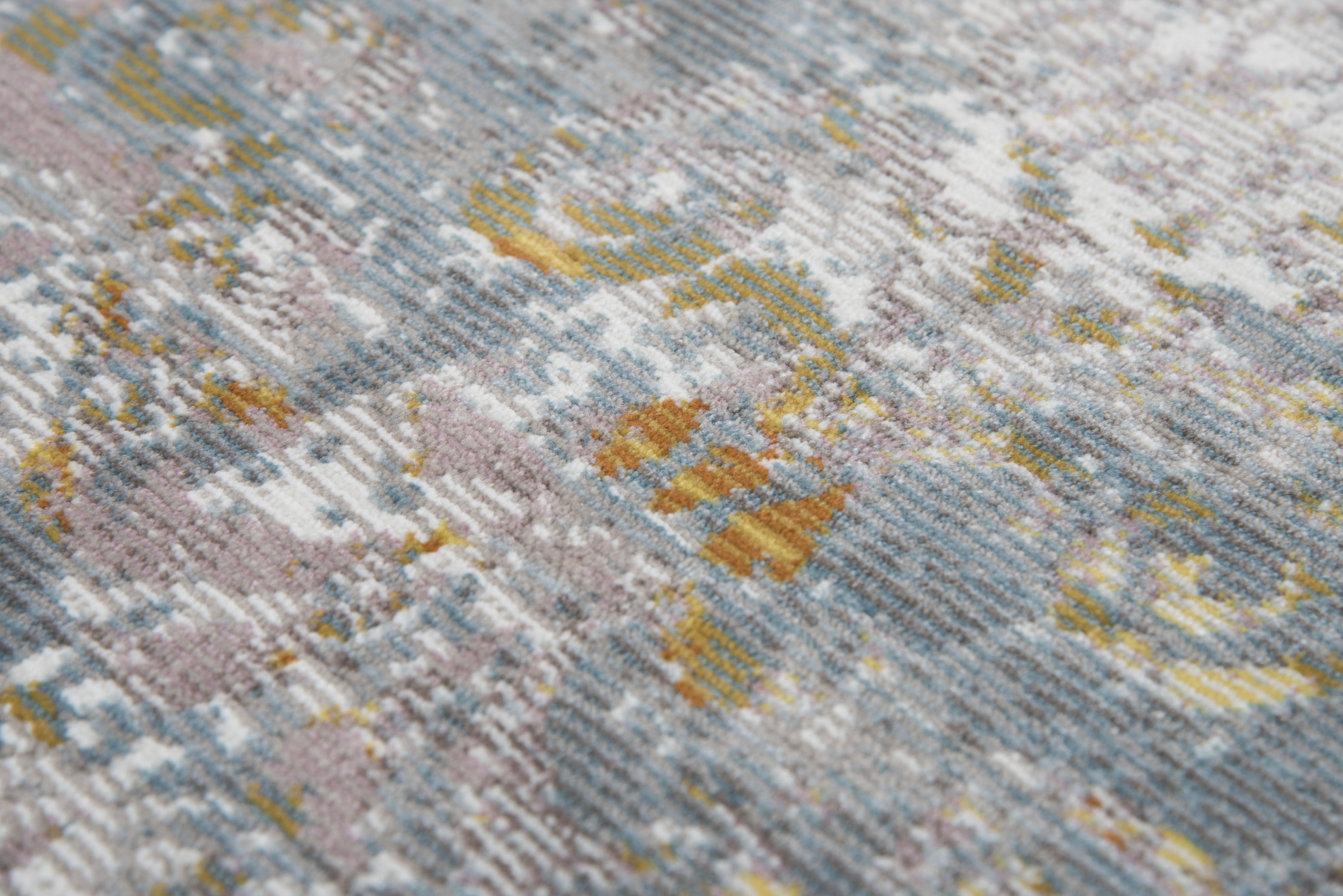 Power Loomed Broken Damask Area Rug